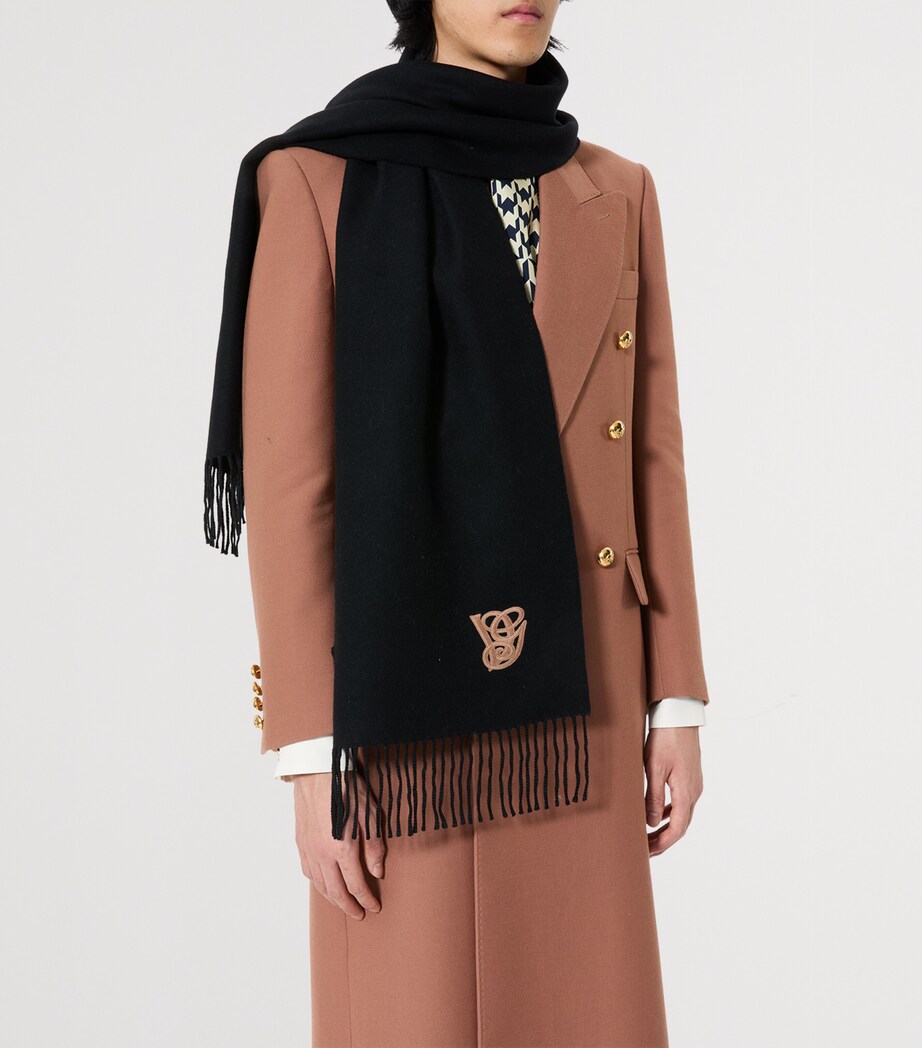 Valentino Garavani Wool-Cashmere Scarf Image 2