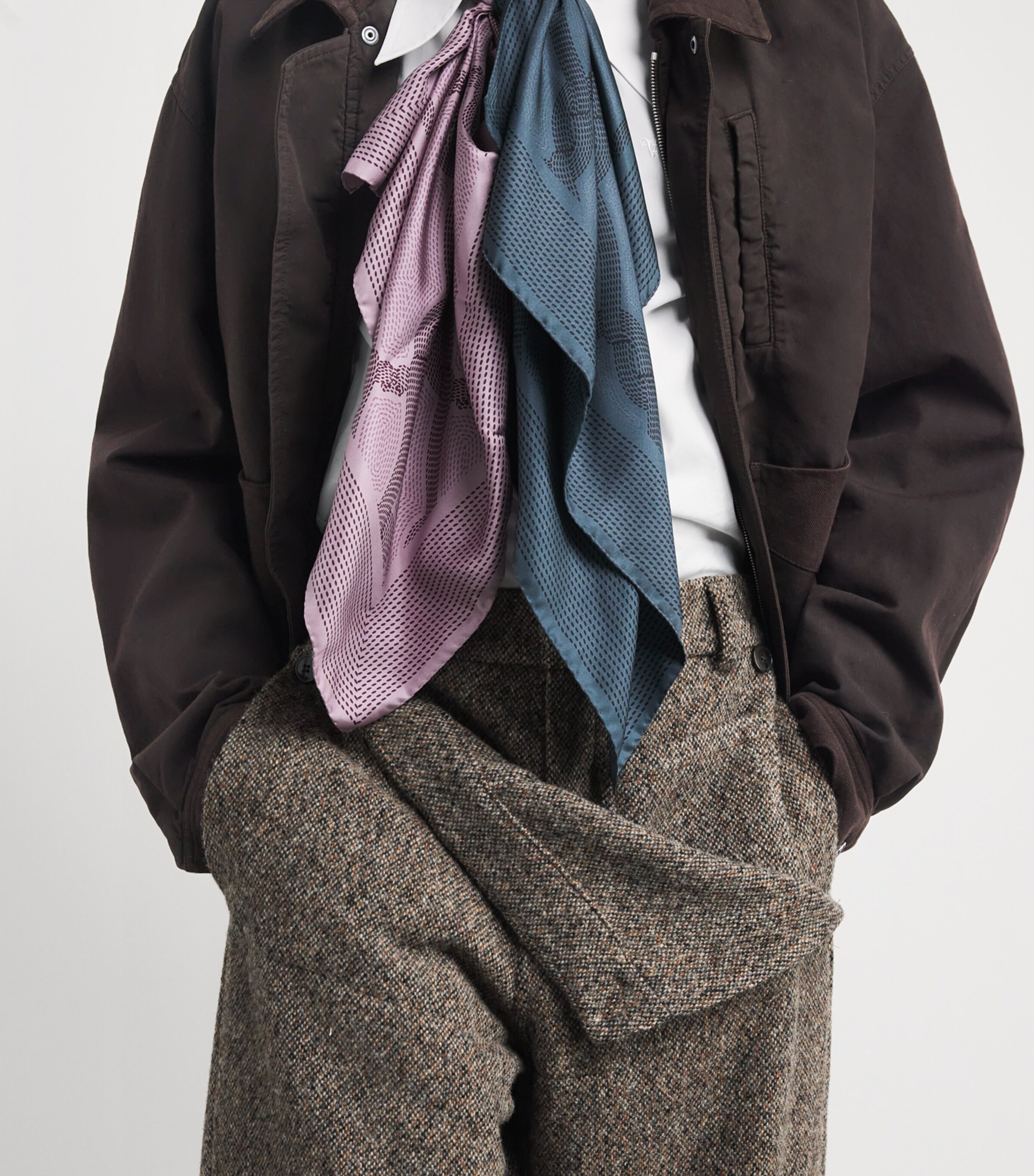 Cotton Overdyed Field Jacket BROWN Image 6