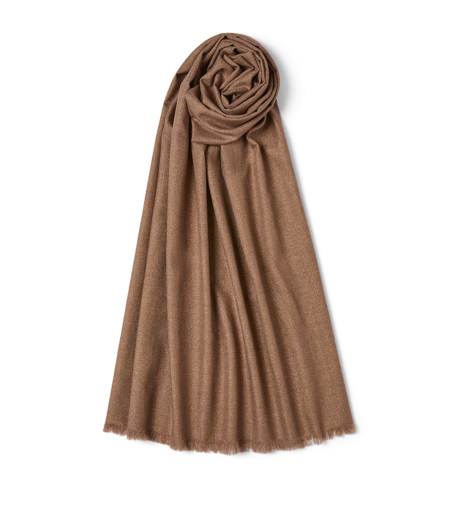 Marella Wool-Blend Scarf Tobacco Image 1