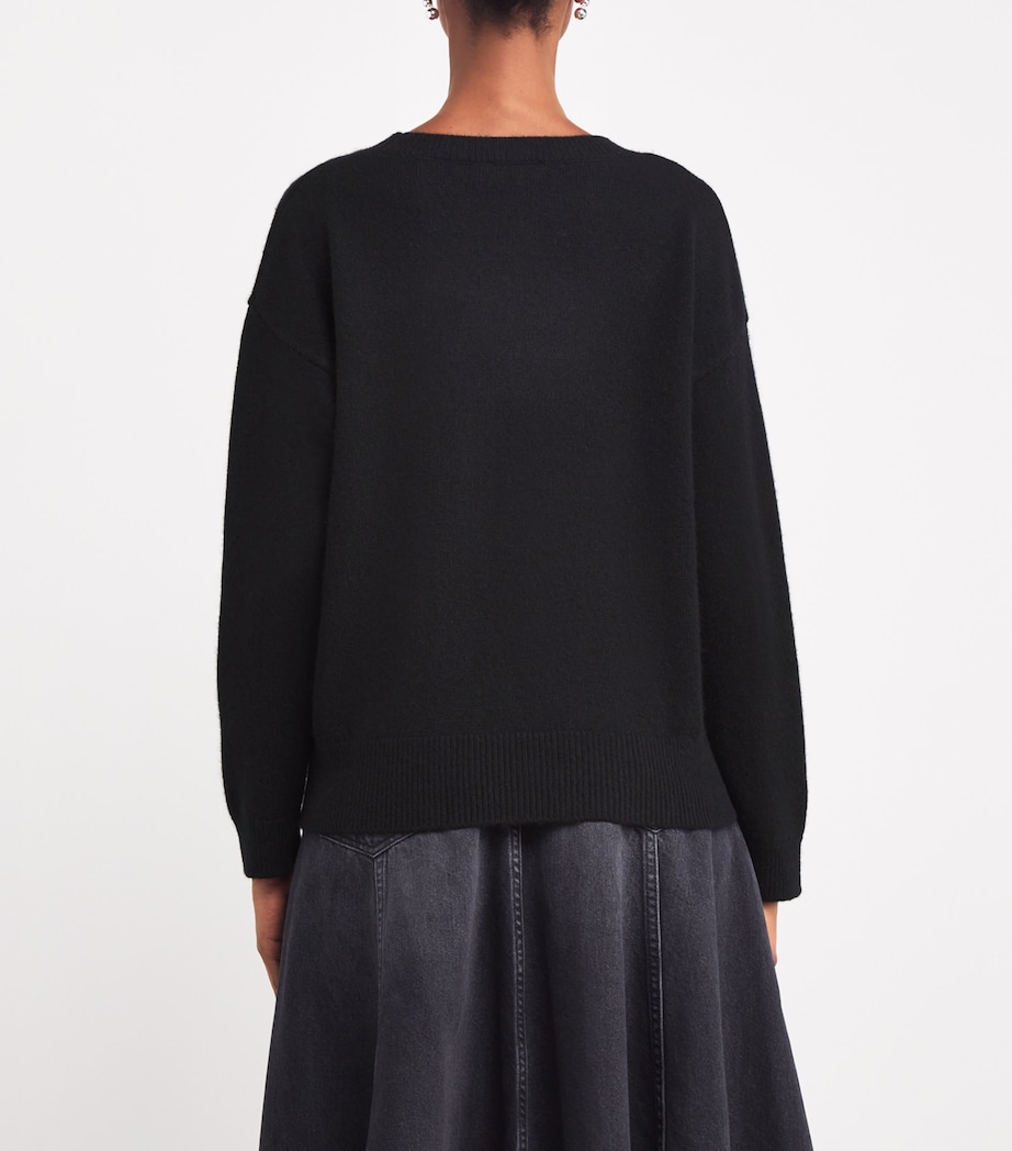 Cashmere Sweater BLACK Image 4