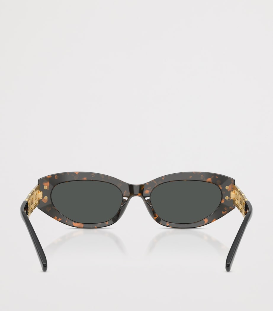 Versace Acetate VE4501 Cat Eye Sunglasses Brown Image 4