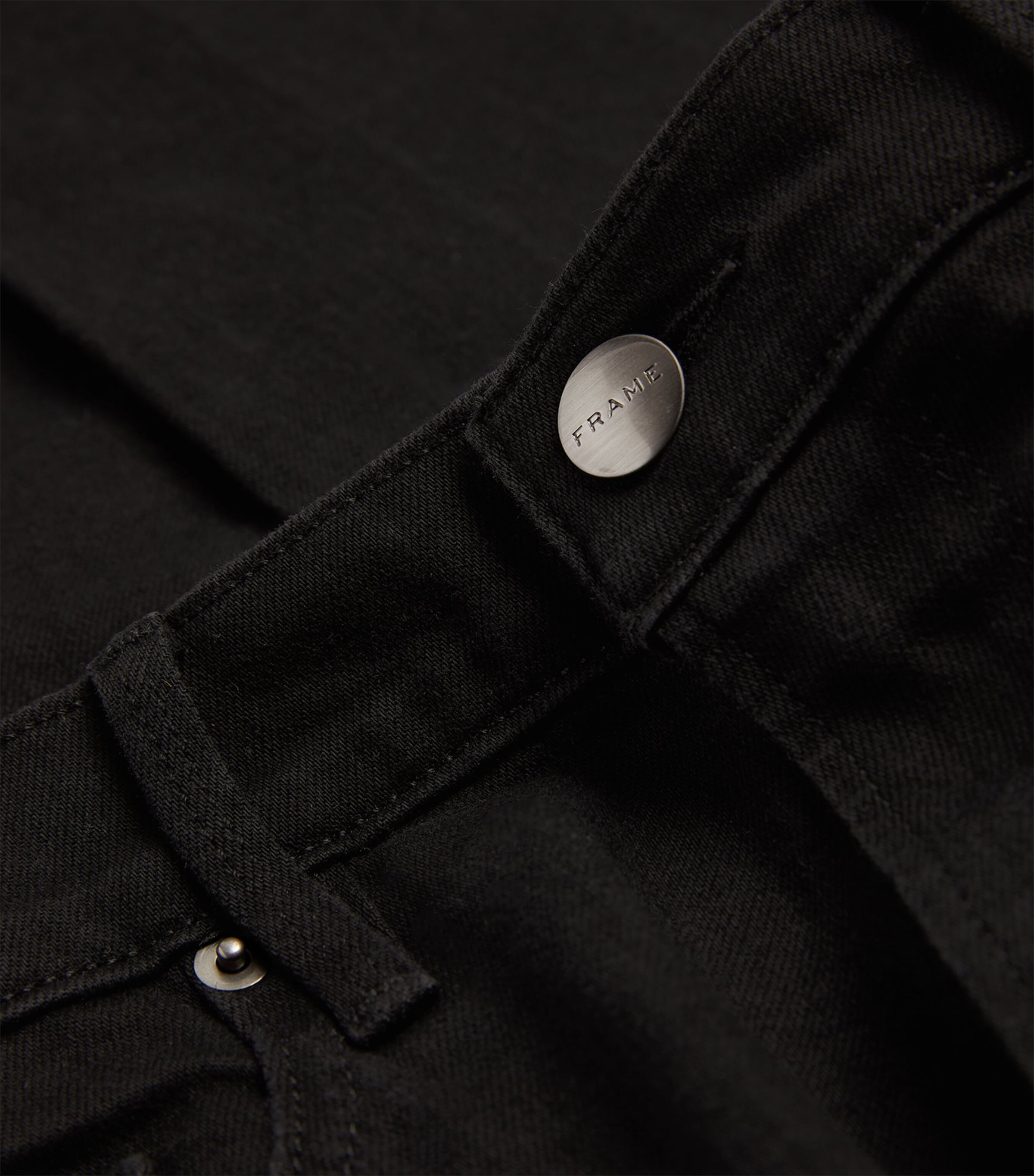 FRAME Mens Slim L'Homme Noir Jeans Noir Image 5