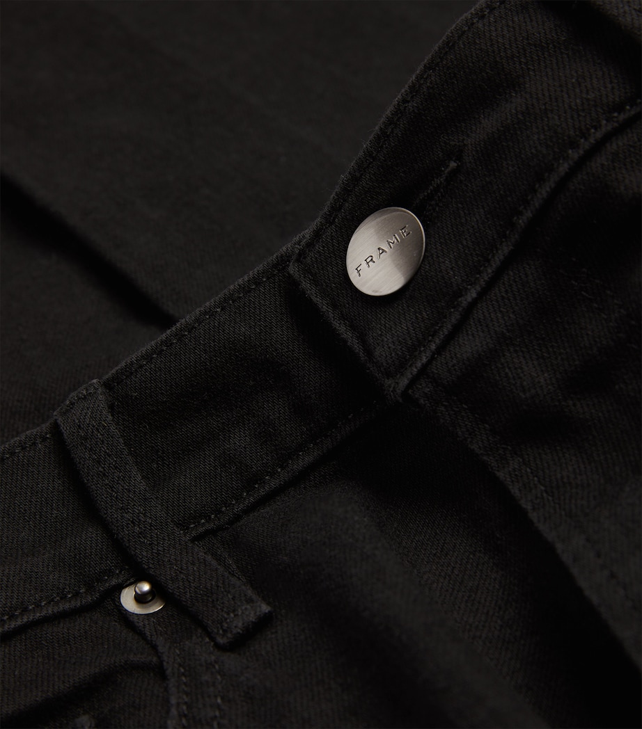 FRAME Mens Slim L'Homme Noir Jeans Noir Image 5