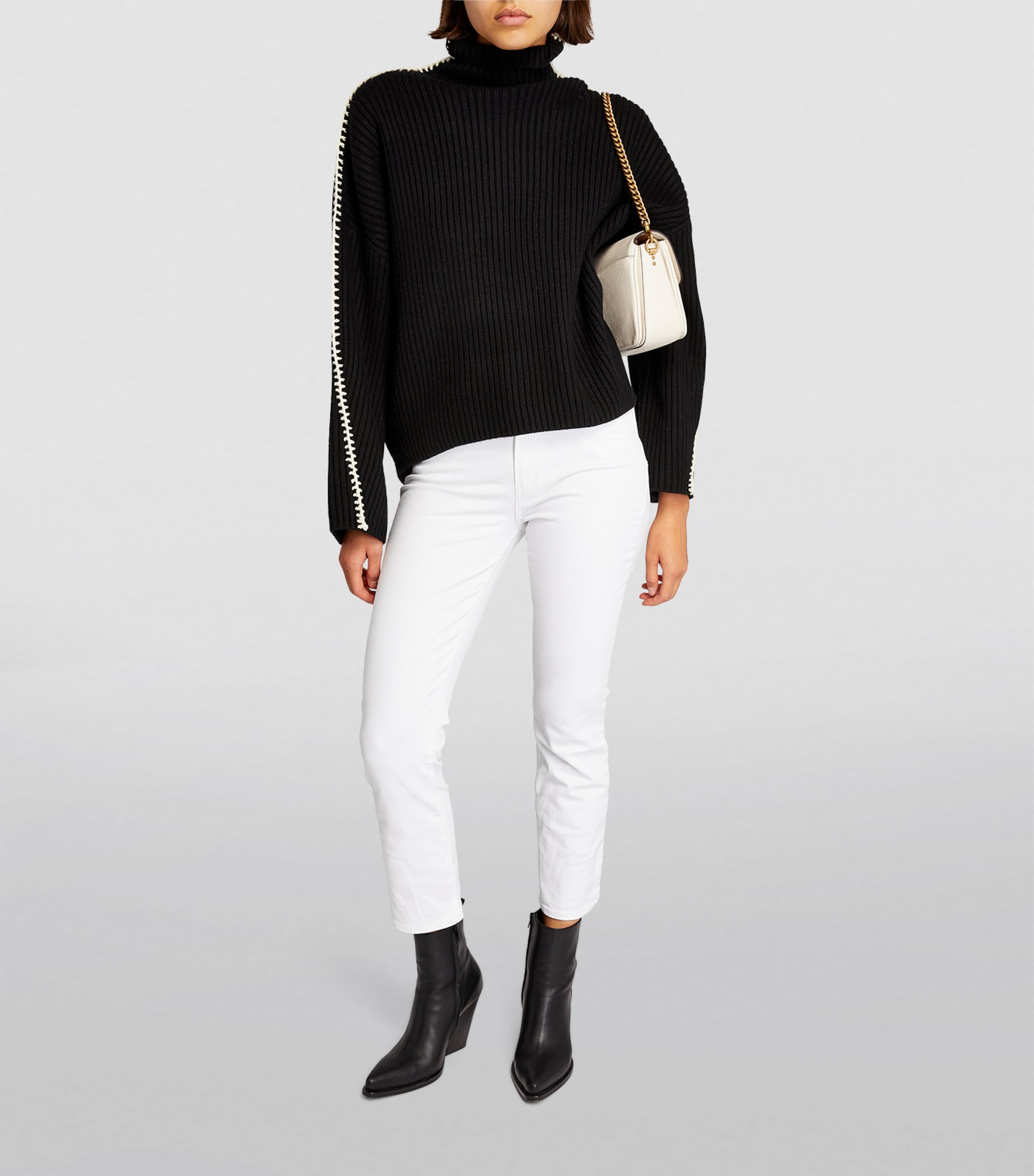 Cindy High-Rise Straight Jeans CRISP WHITE Image 2