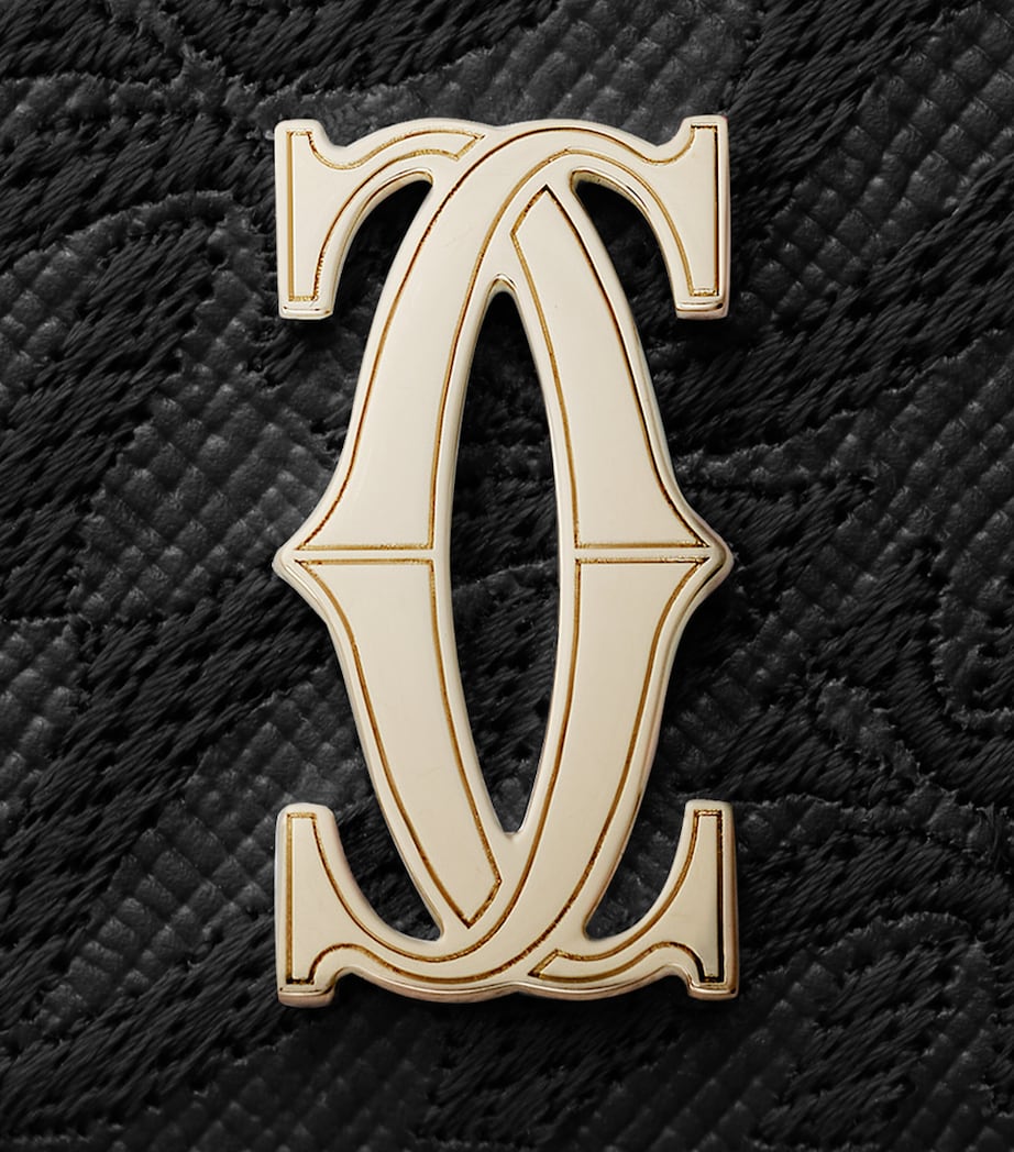 Mini Leather C de Cartier Wallet BLACK Image 4