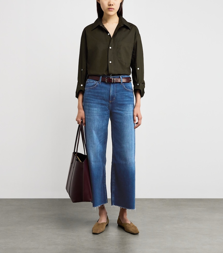 Cropped Lyra Wide-Leg Jeans AMBRY Image 2