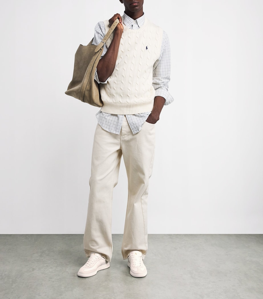 Leather Bedford Sneakers 001 BIANCO/WHITE Image 6