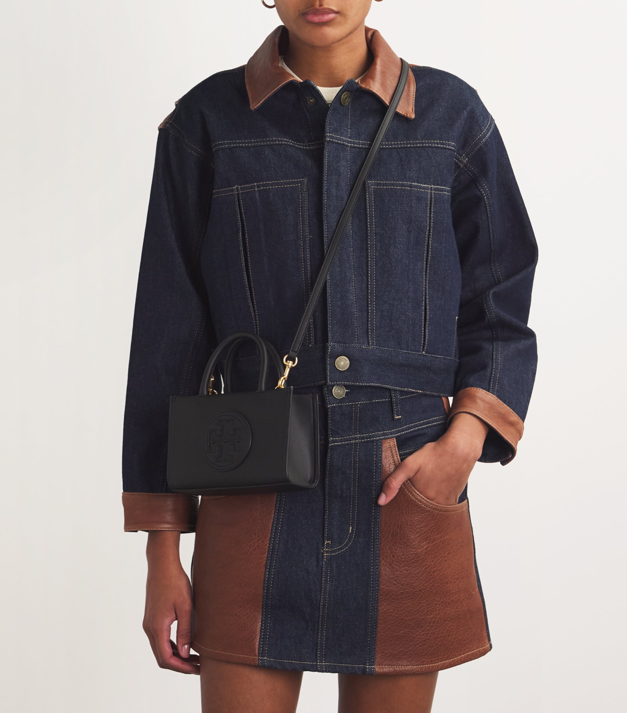 Mini Ella Tote Bag BLACK Image 2