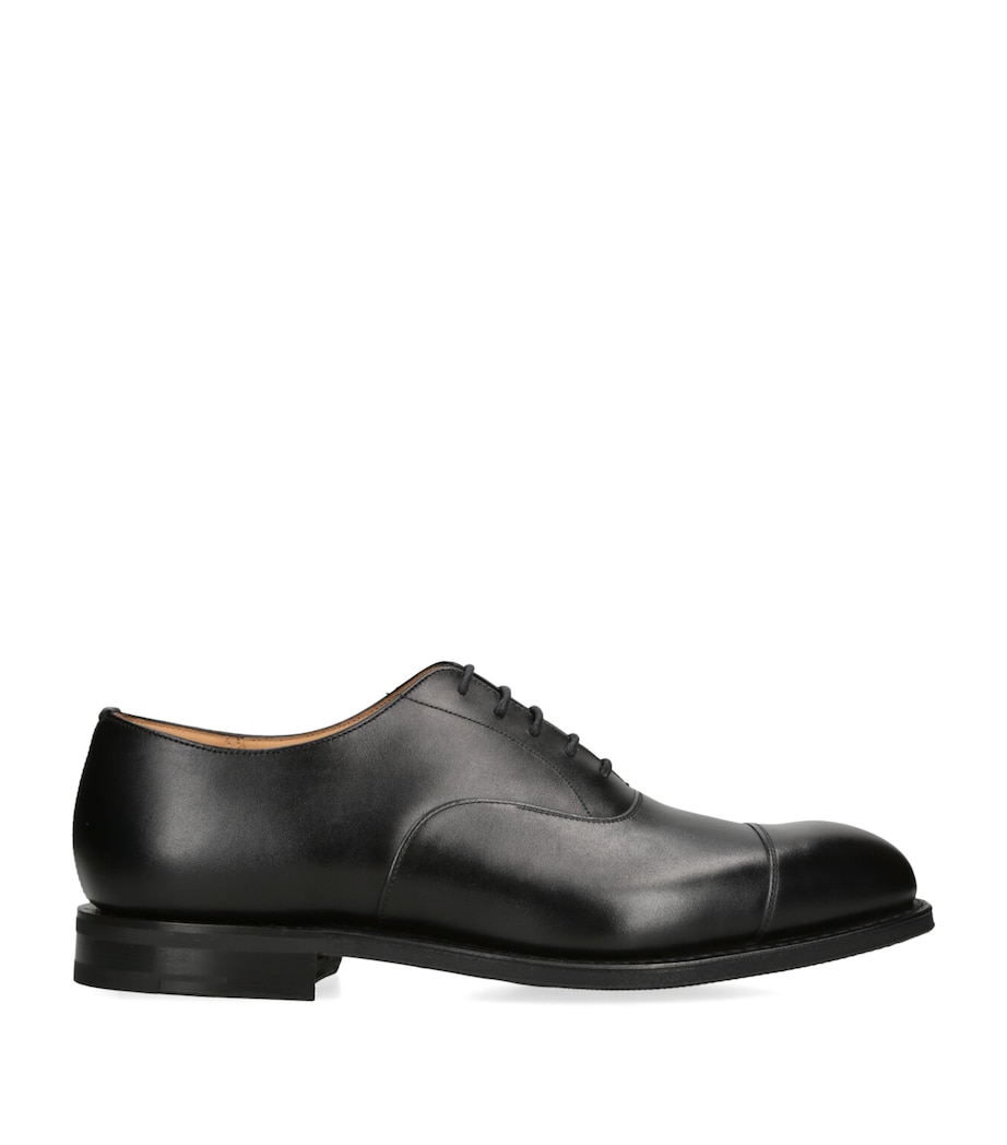Leather Consul Oxford Shoes BLACK Image 1