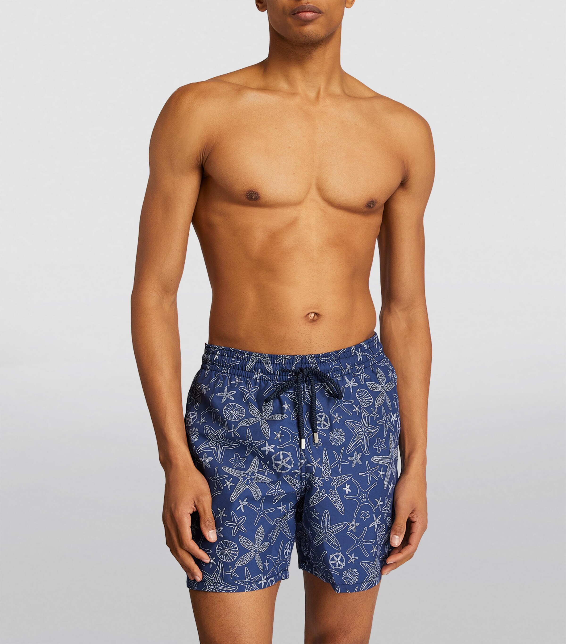 Vilebrequin Mens Starfish Print Moorea Swim Shorts Encre Image 2