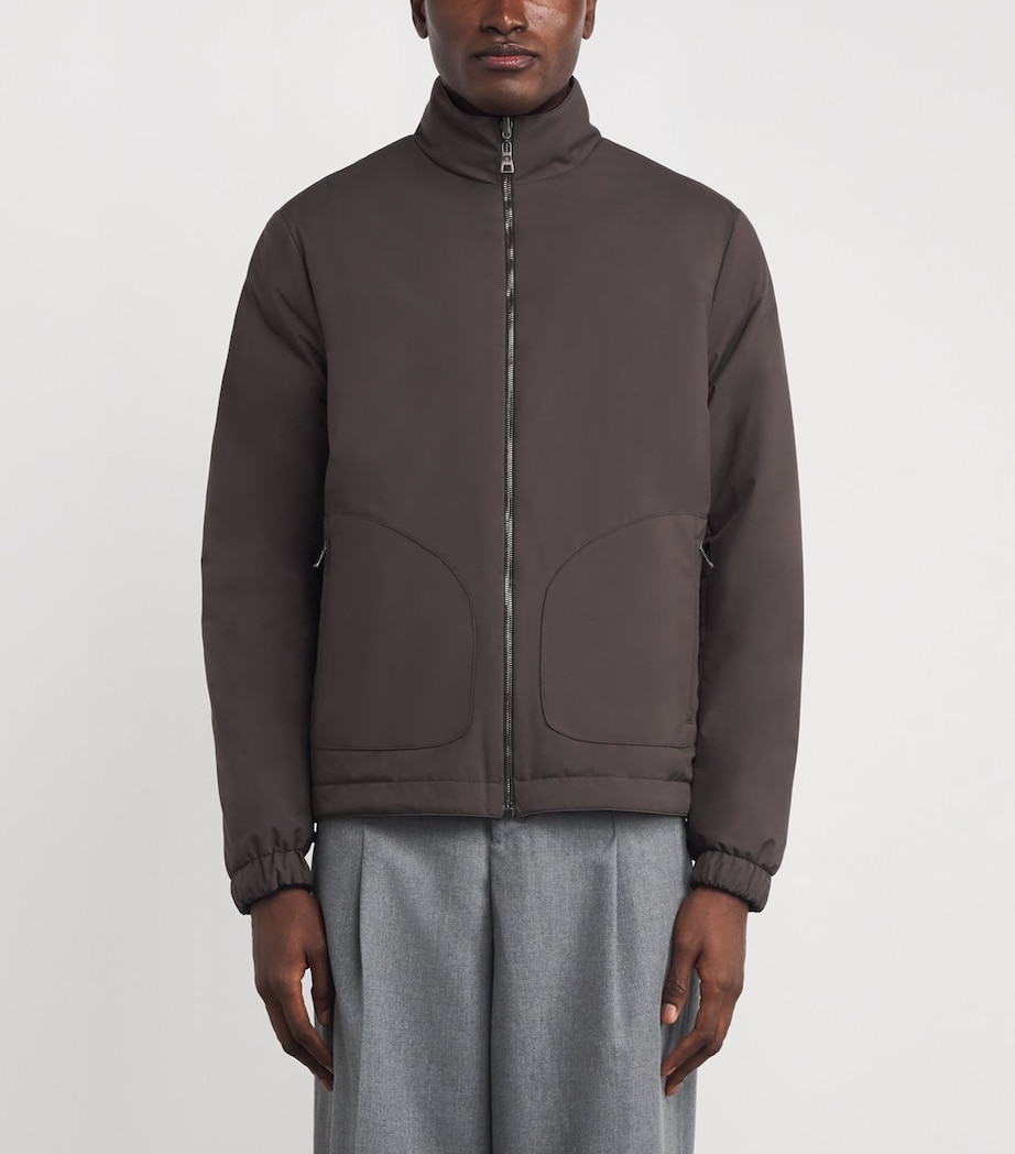 Virgin Wool Reversible Bomber Jacket TX4.4 TESTA DI MORO Image 3