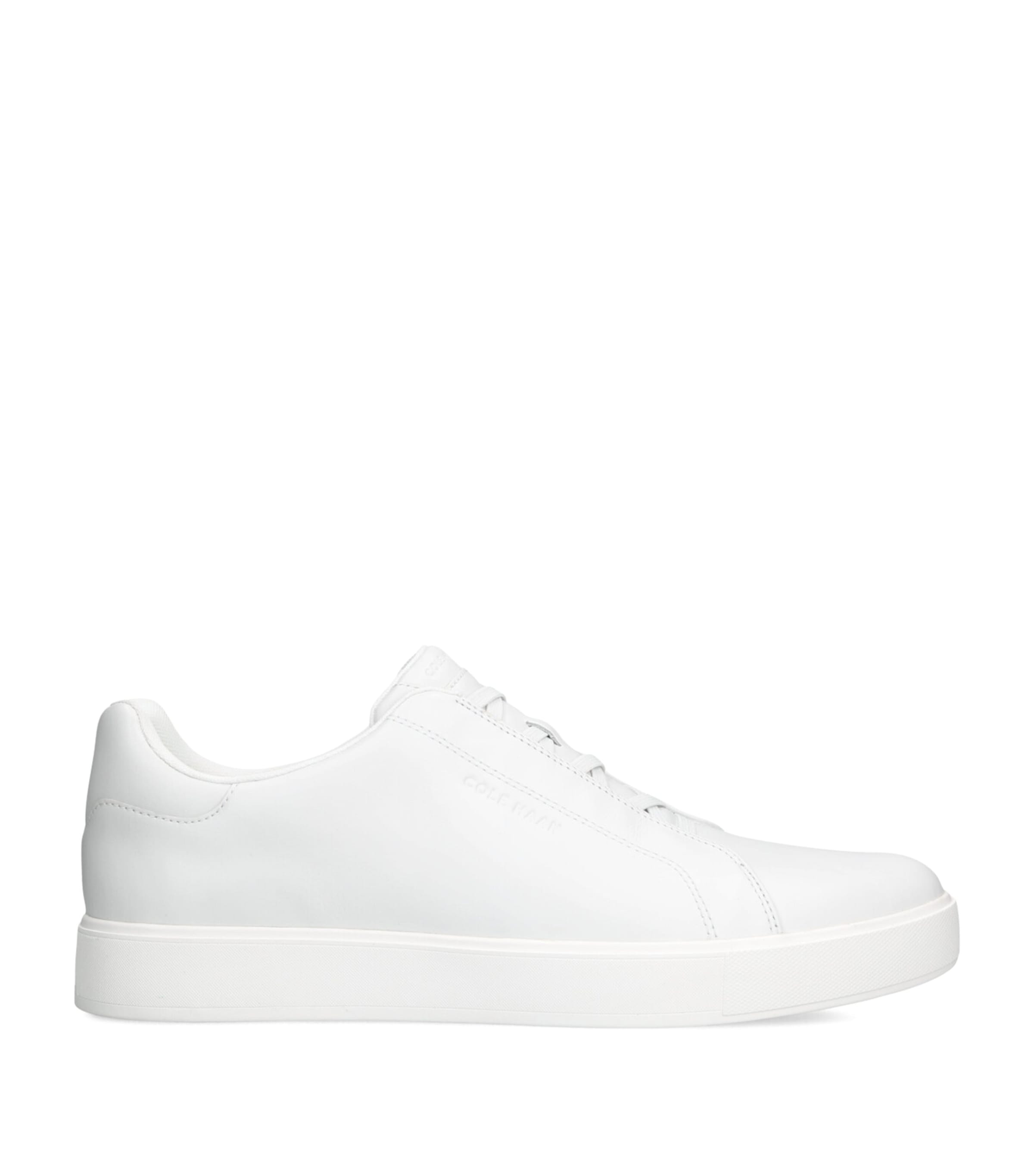 Cole Haan Leather Grandprø Luxe Slip-on Sneakers In White
