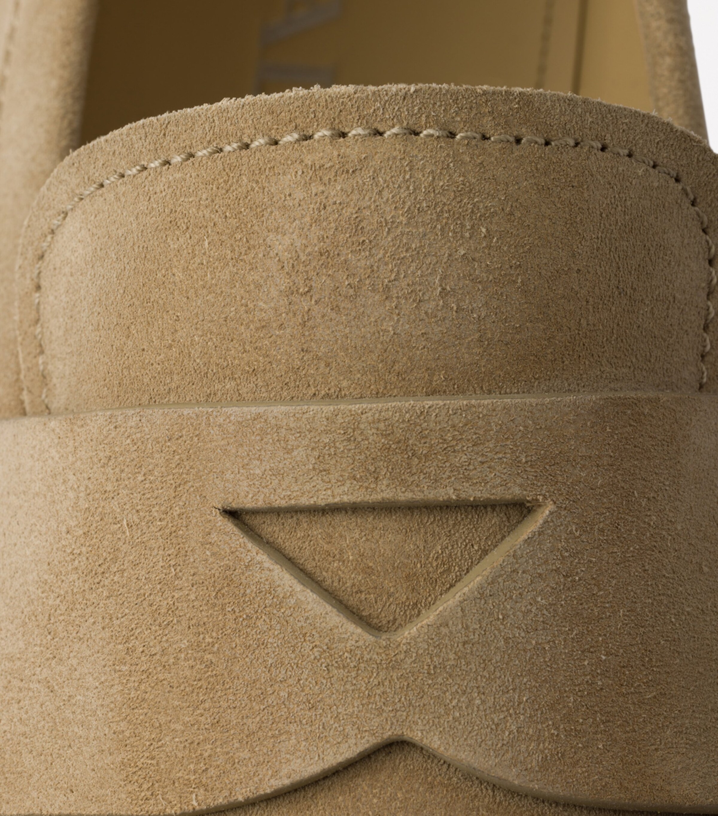 Suede Triangle Loafers F0379 Image 6