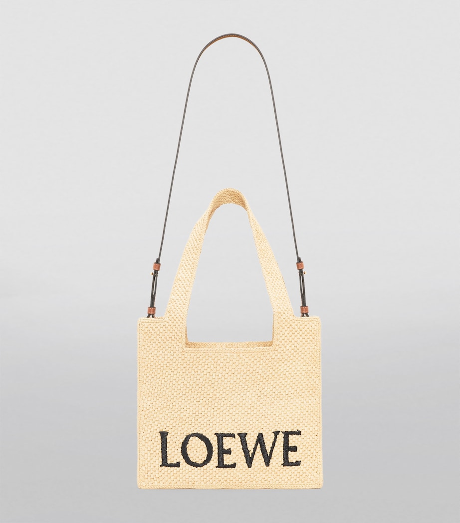 x Paula's Ibiza Medium Font Tote Bag NATURAL Image 4