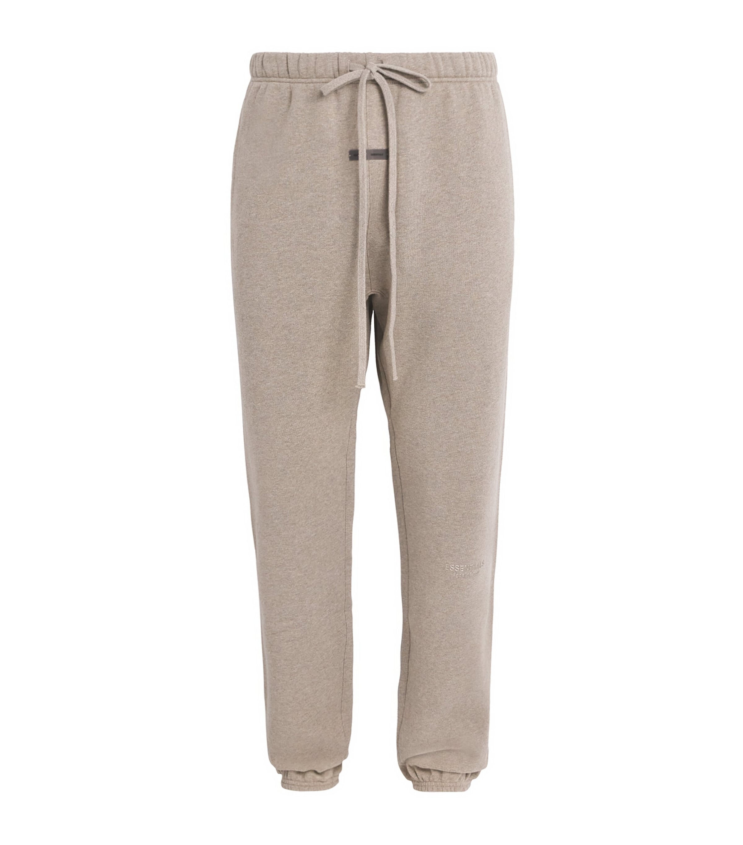 Essentials Cotton-blend Logo Sweatpants In Gray