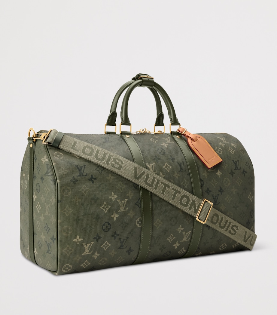 Canvas Keepall Bandoulière 50 Weekend Bag KHAKI GREEN Image 2