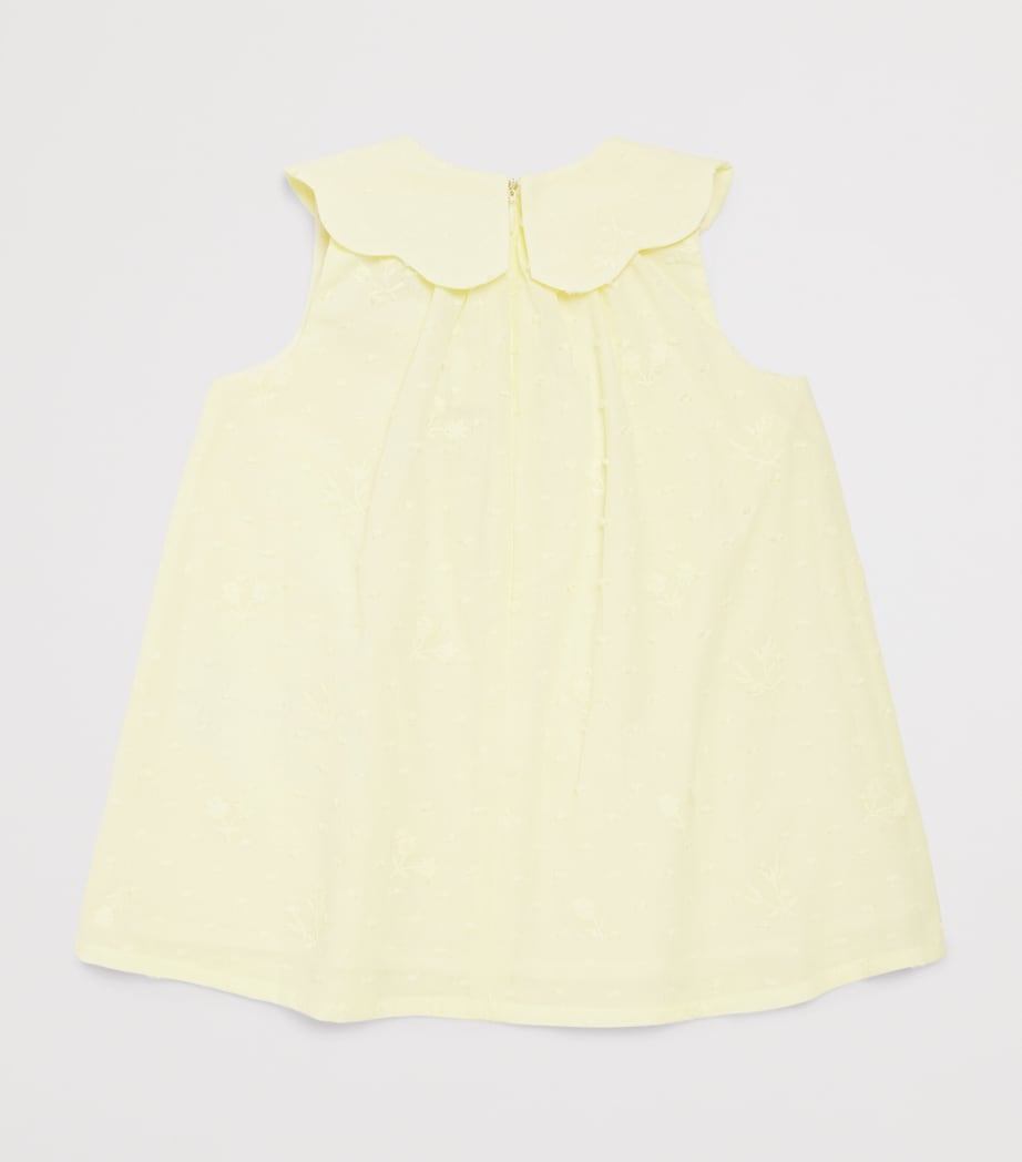 Tartine et Chocolat Stretch-Cotton Frill Dress (3 Months - 4 Years) Image 2