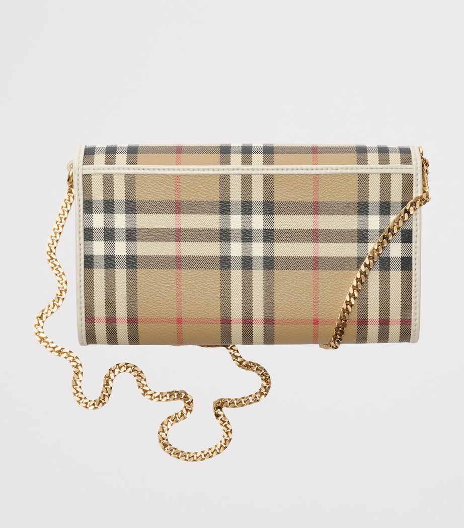 Burberry Check Chain Wallet Vntg Chk/soap Image 2