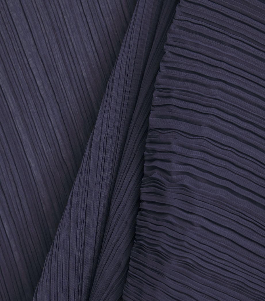 Pleats Please Issey Miyake Womens Madame-T May Stole Navy Image 6