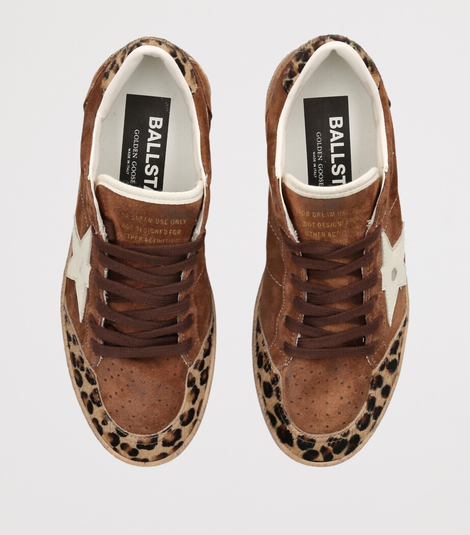 Golden Goose Suede Ball Star Sneakers Dk.brn Com Image 4