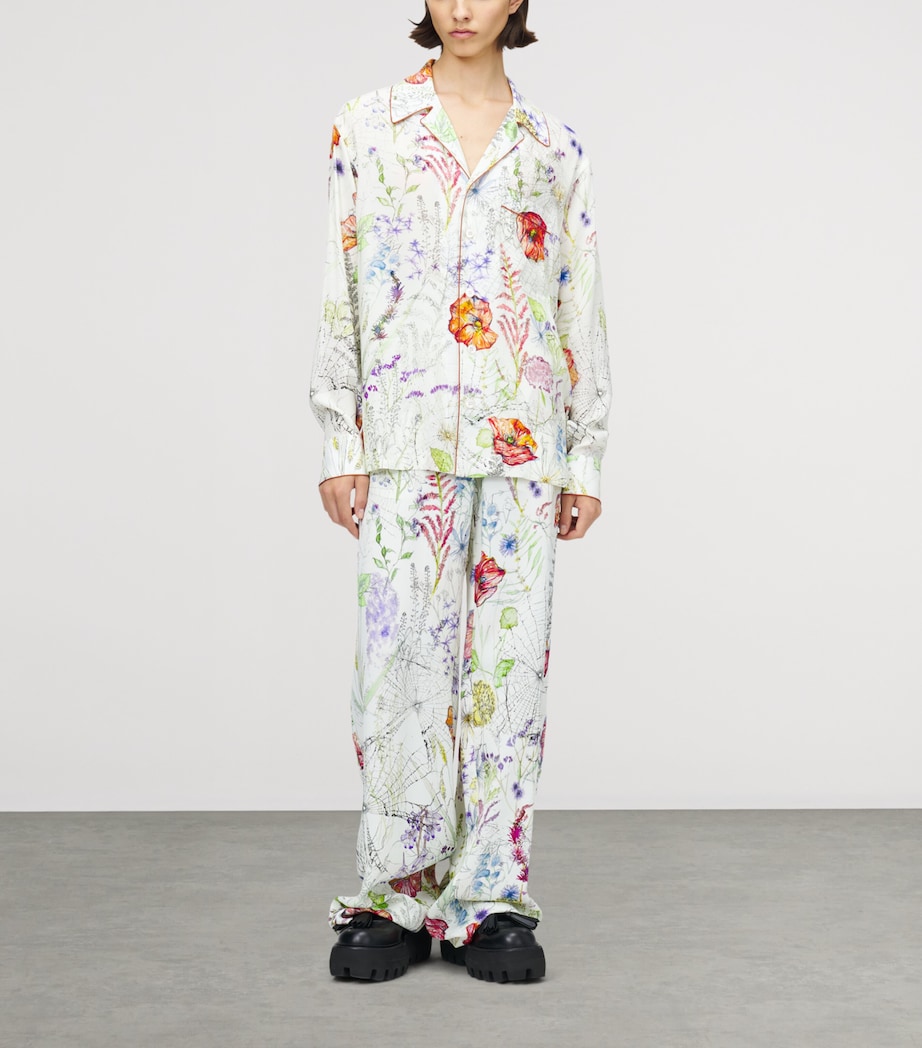 Silk Floral Shirt 9015 Image 2