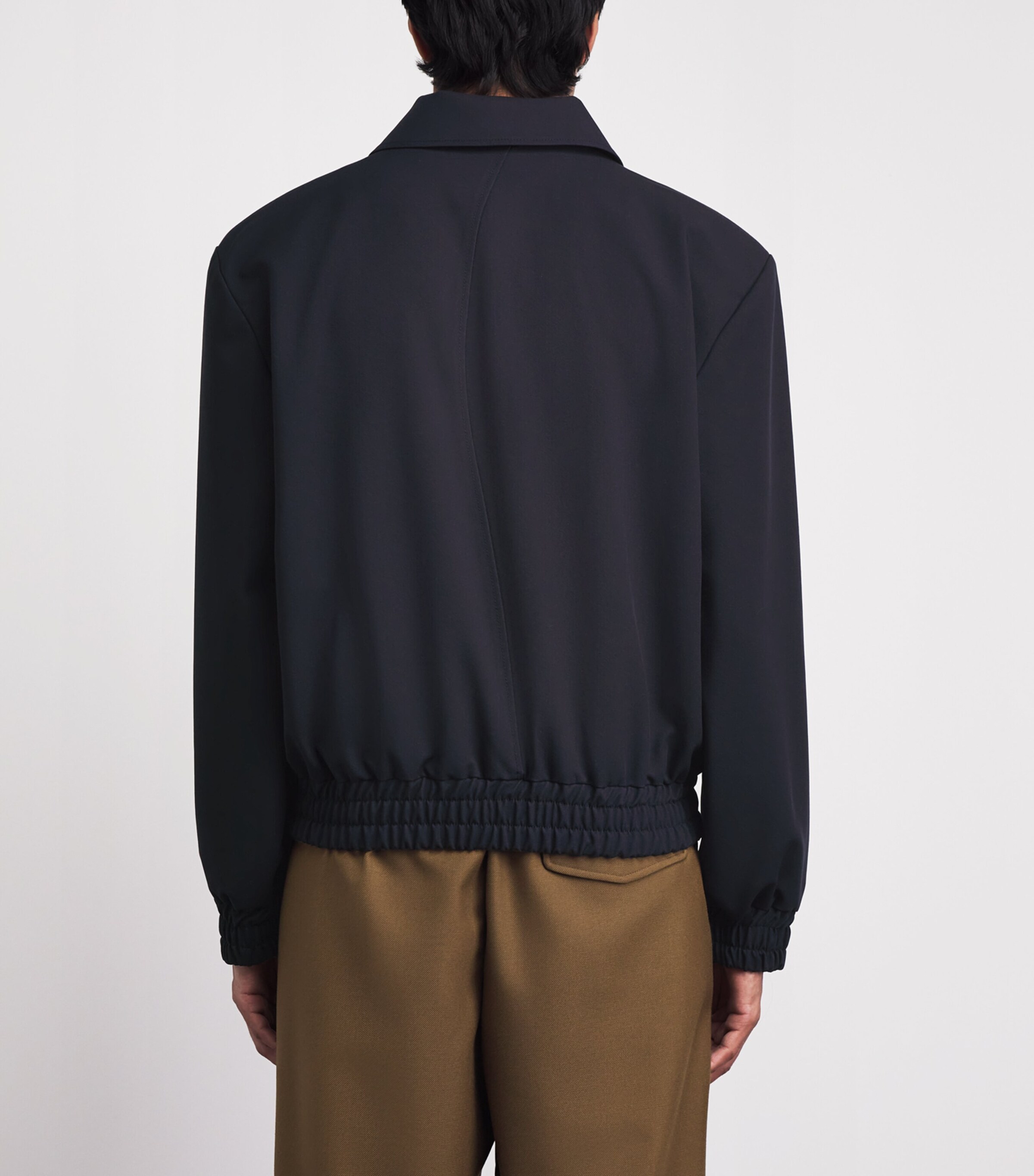 System Mens Chin Strap Jacket Dark Navy Image 5