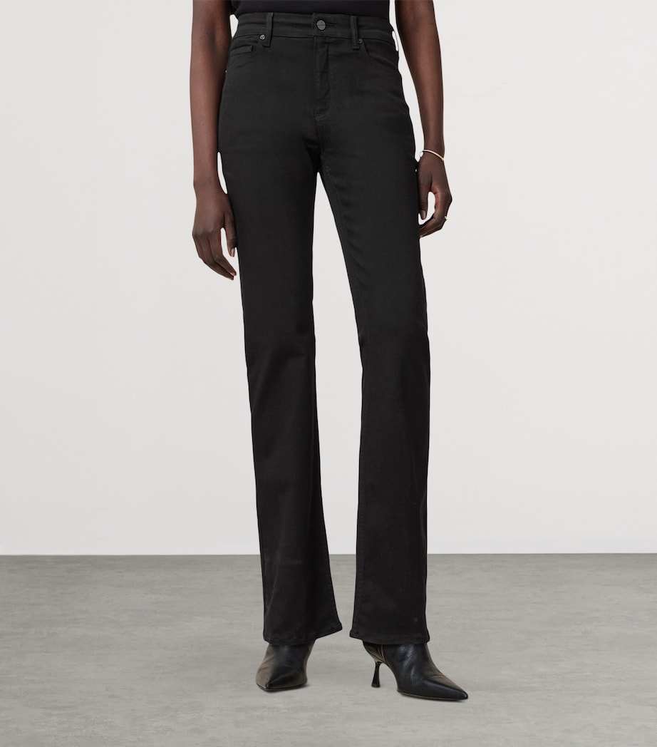 Haldan Slim Bootcut Jeans PERFECT BLACK Image 2