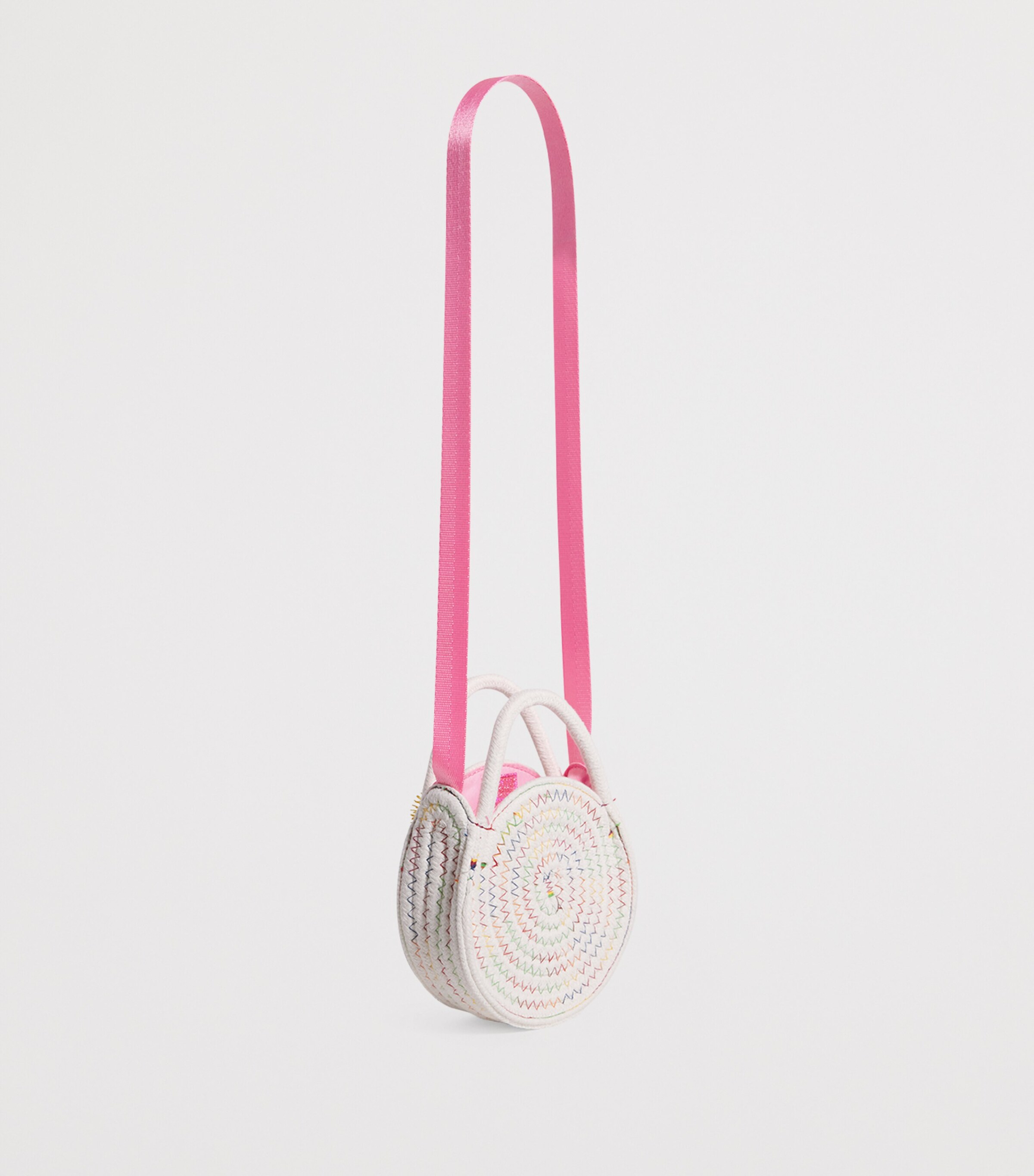 Billieblush Woven Top-Handle Bag Pink Image 2