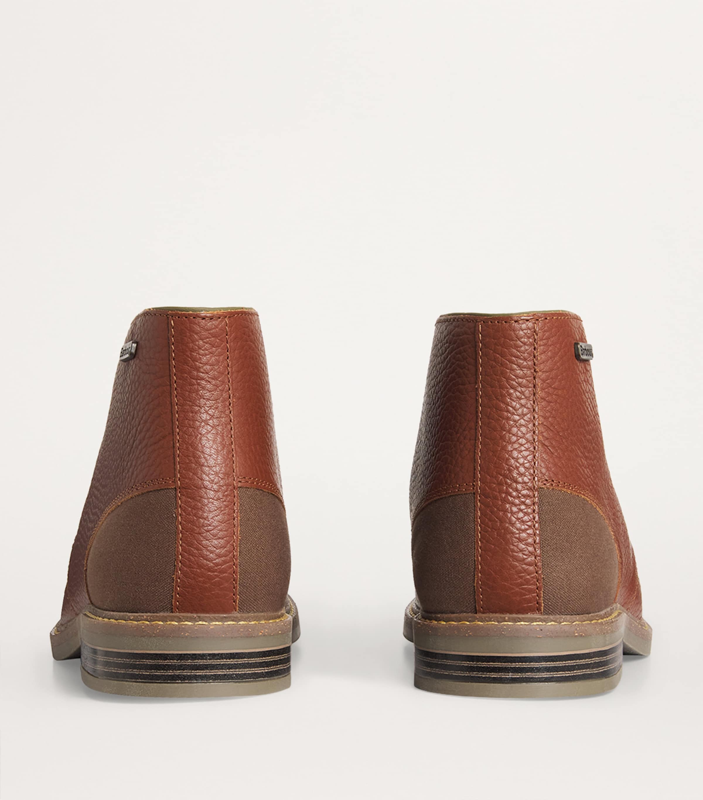 Barbour Leather Readhead Chukka Boots Cognac Image 4