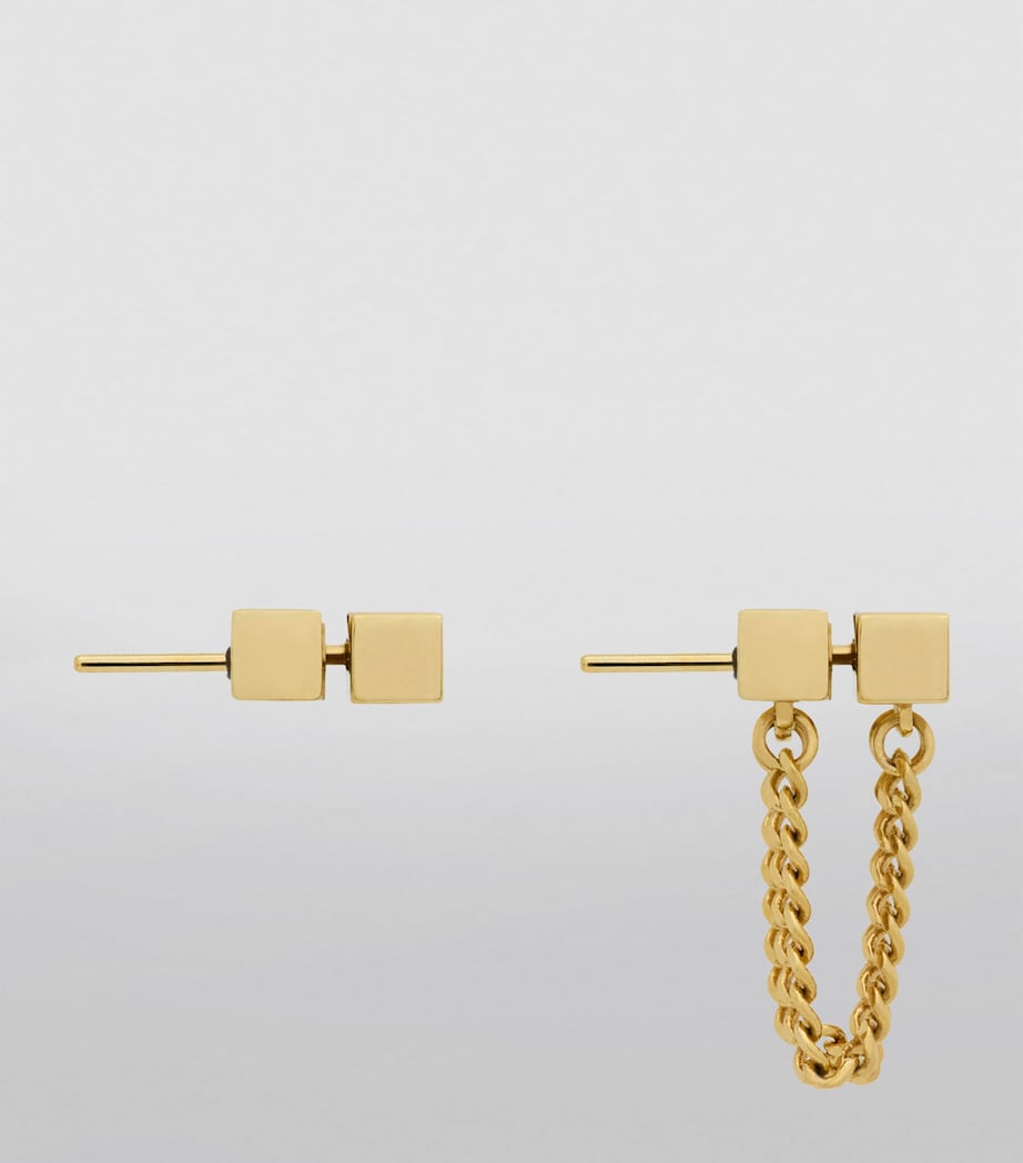 Asymmetric Chain Earrings 8030 Image 2