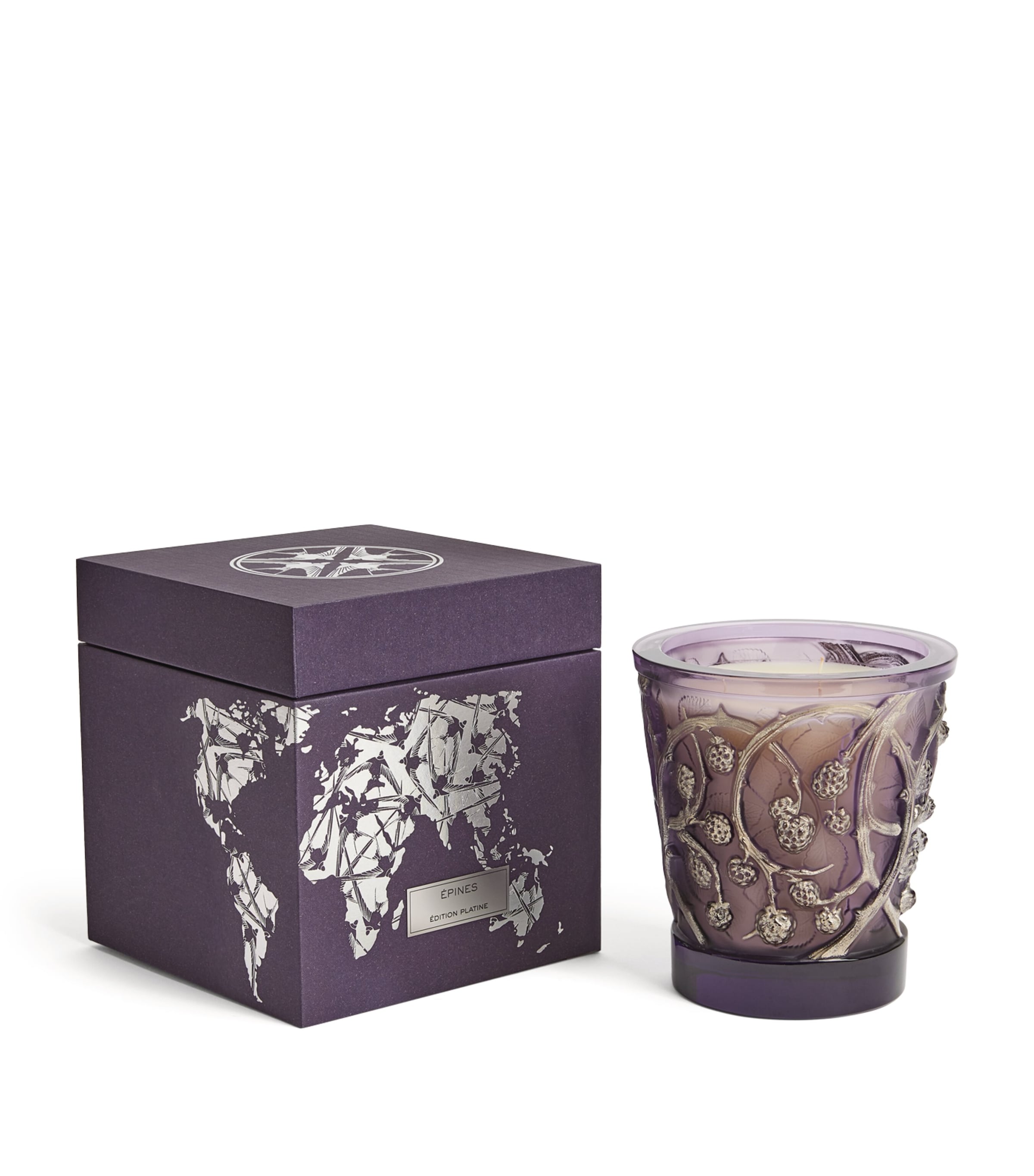 Lalique Voyage Épines Platinum Edition Candle (750g) | Home Accessories | Candles | Designers | Lalique | Bedroom