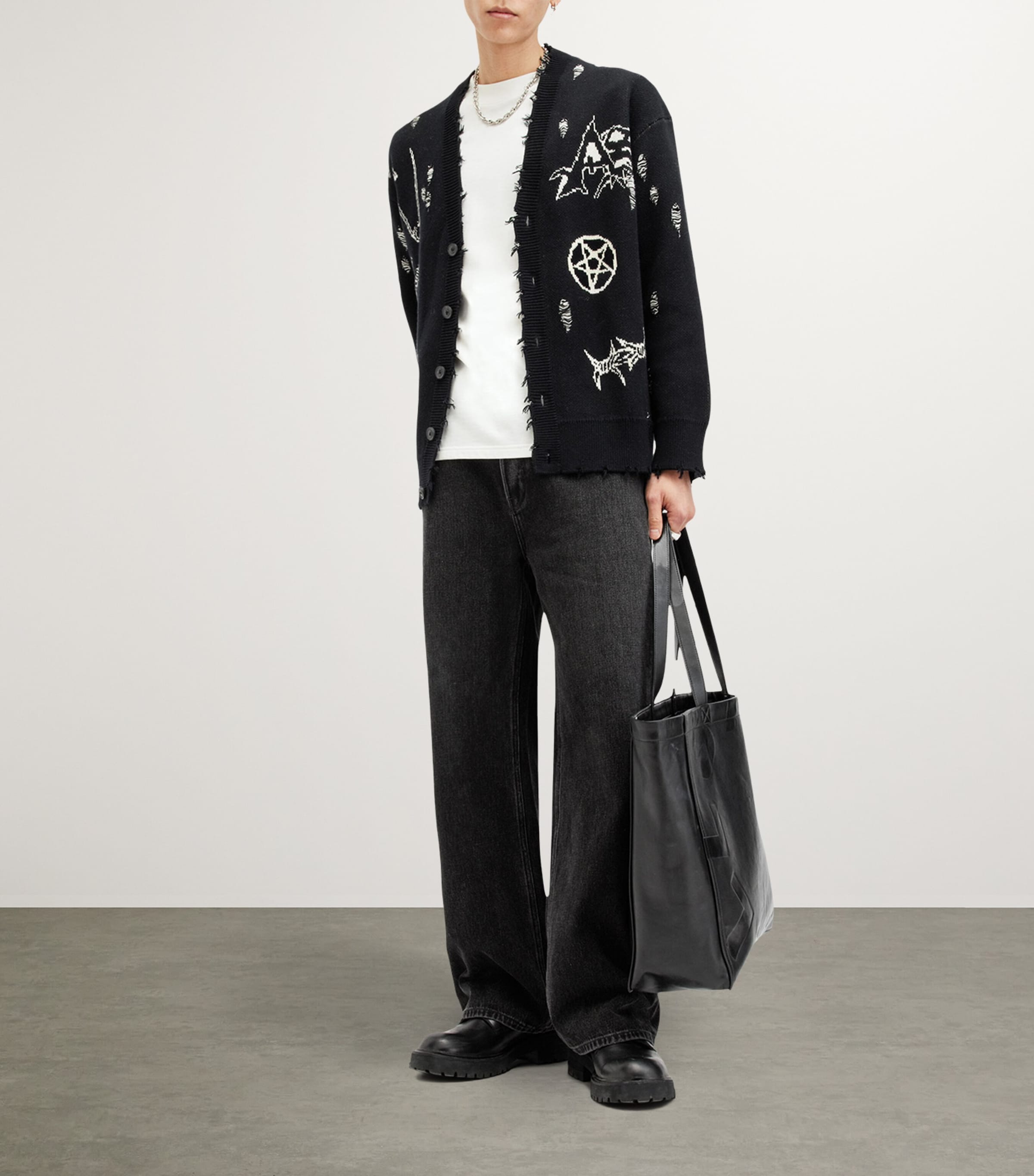 AllSaints Cotton Koto Cardigan | Harrods UK