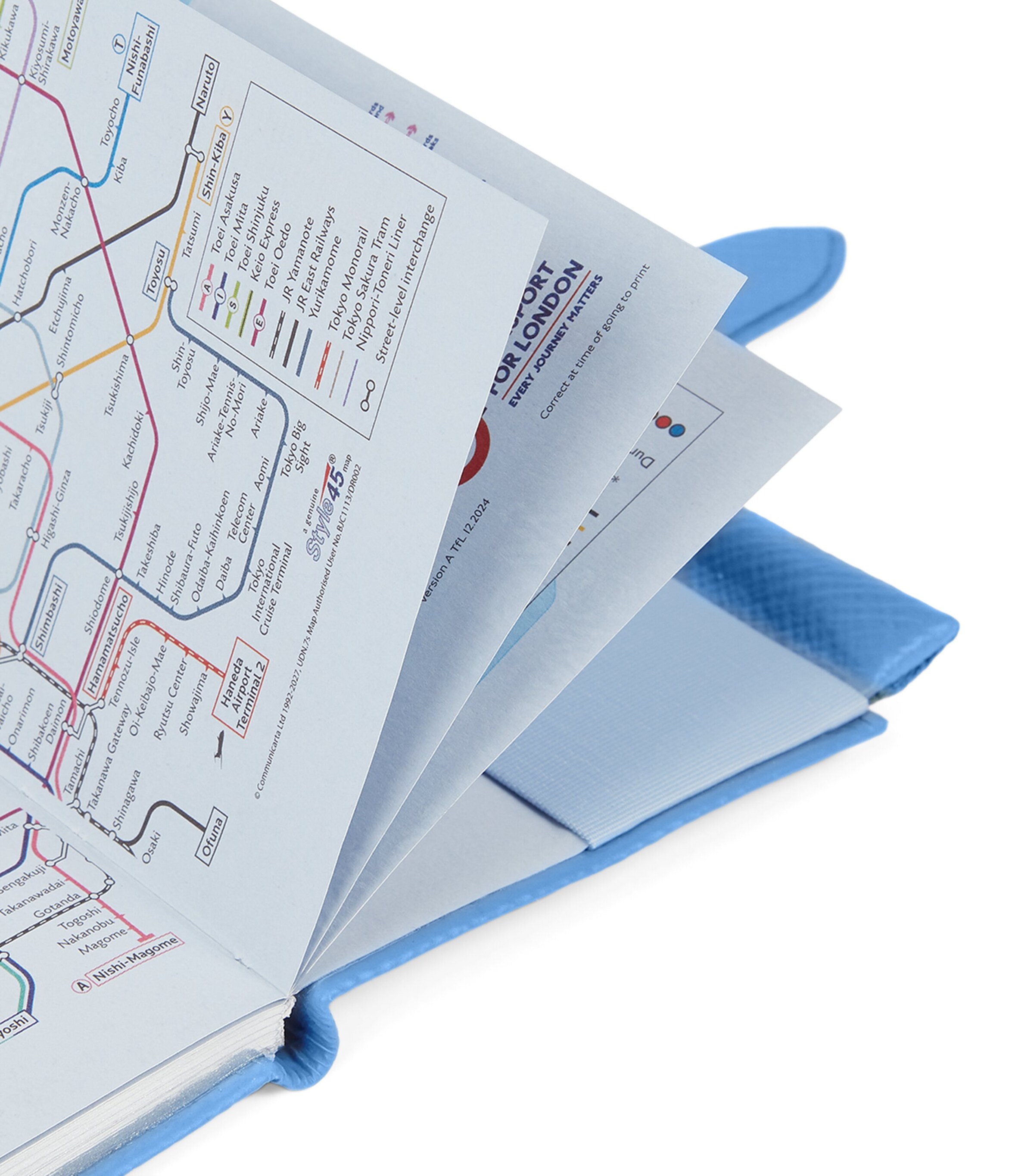 Panama Leather 2026 Weekly Diary NILE BLUE SS21 Image 7