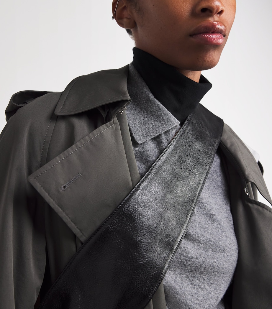 Cashmere Minou Polo Sweater GREY Image 6