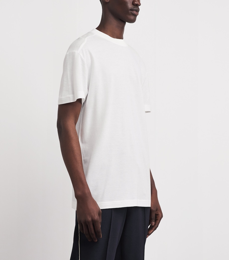 BOSS Mens Shoulder Logo T-Shirt White Image 4