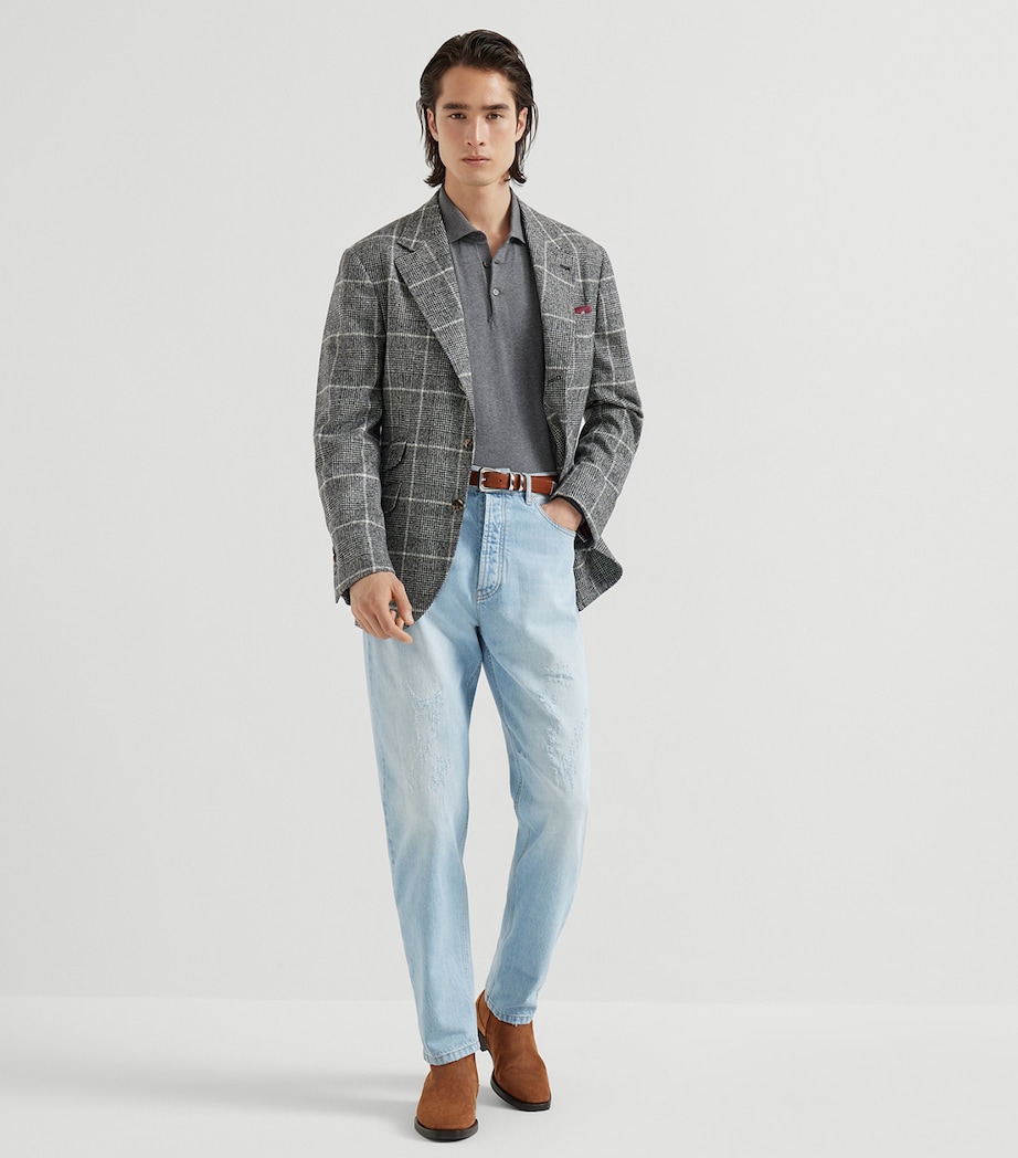 Cotton Polo Sweater CG217 Image 4