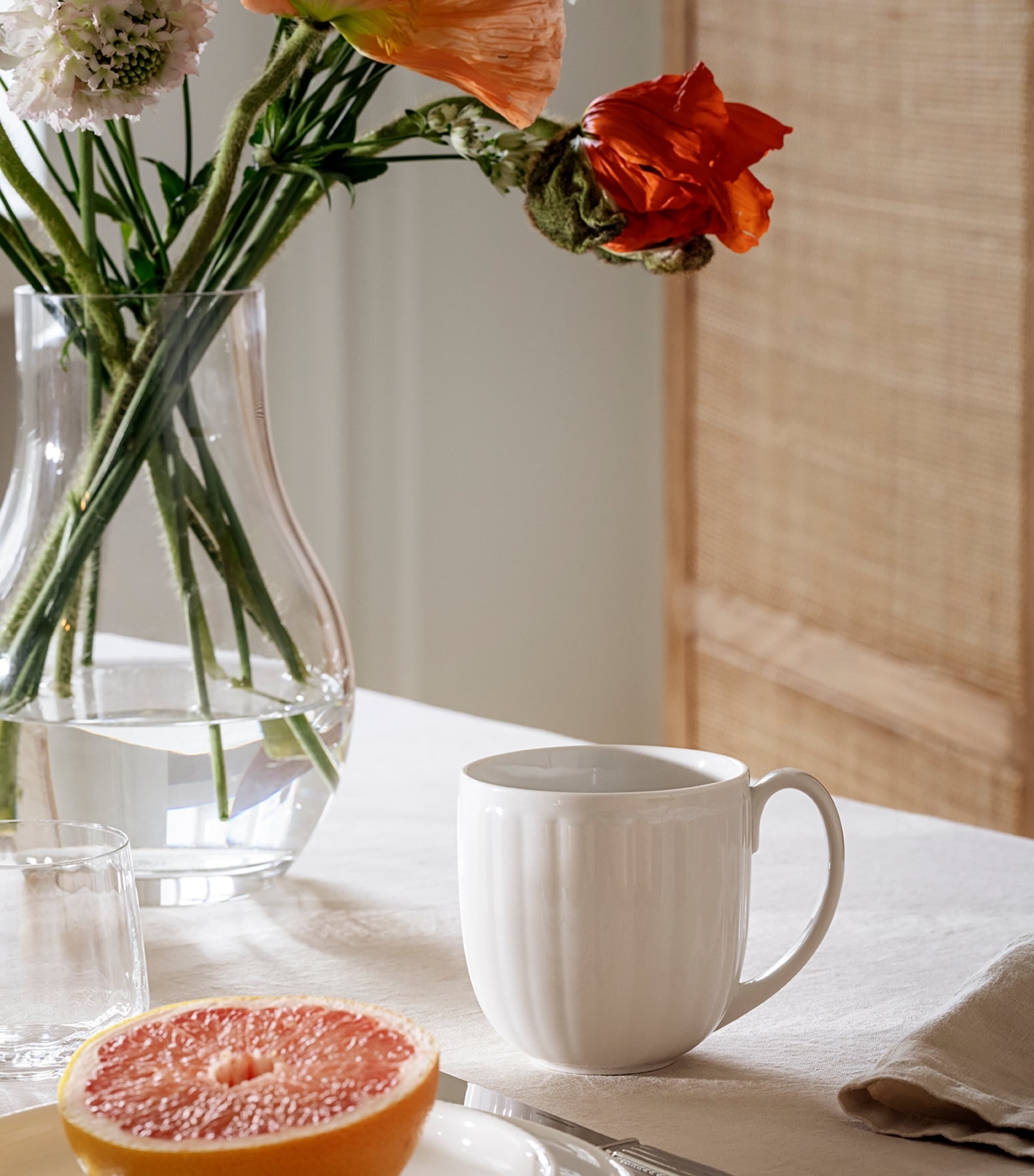 Porcelain Bernadotte Plate (17cm) WHITE Image 2