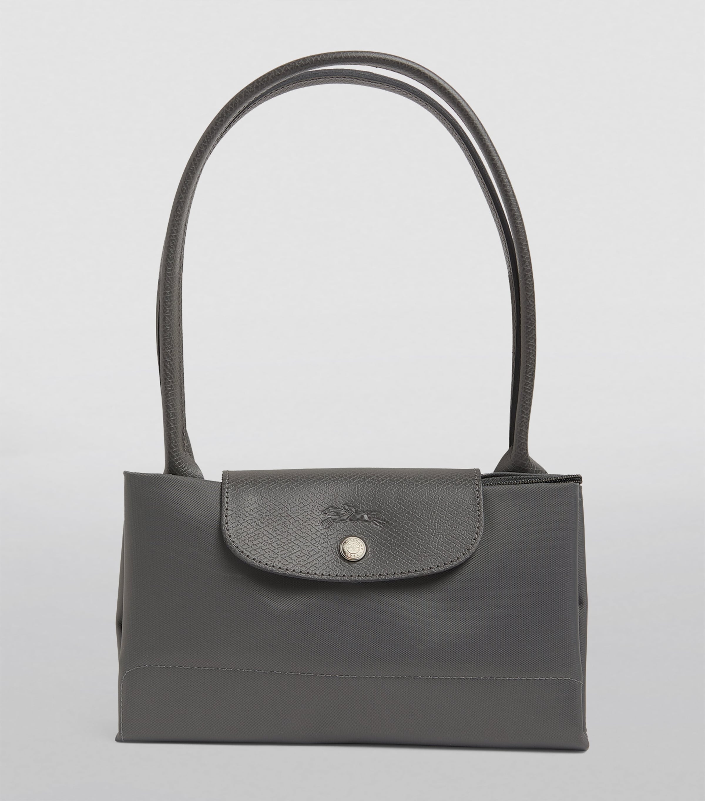 Longchamp Large Le Pliage Green Tote Bag Graphite Image 8