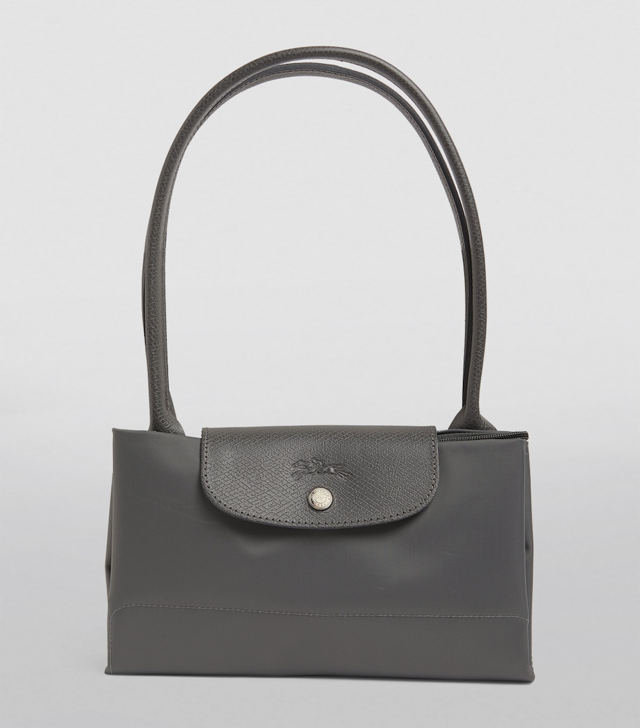 Large Le Pliage Green Tote Bag P66 GRAPHITE Image 8