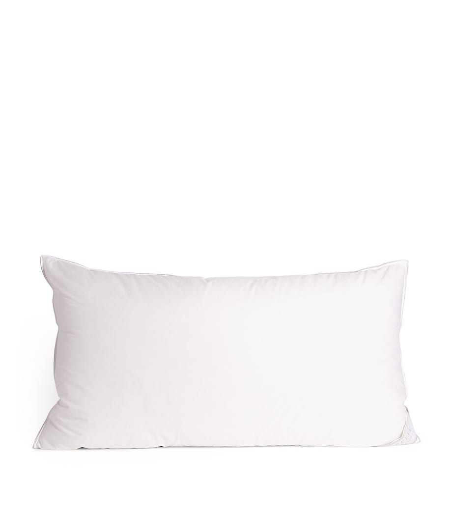 Medium-Firm Cortina Down King Pillow (53cm x 94cm) B100 WHITE Image 1
