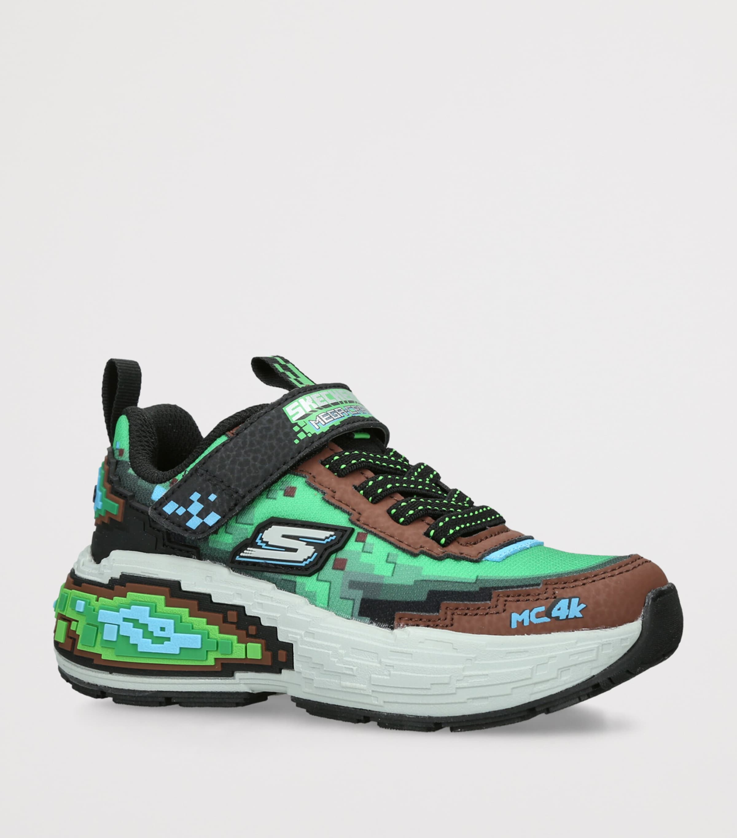 Skechers Mega-Craft 4K Sneakers Green Comb Image 2