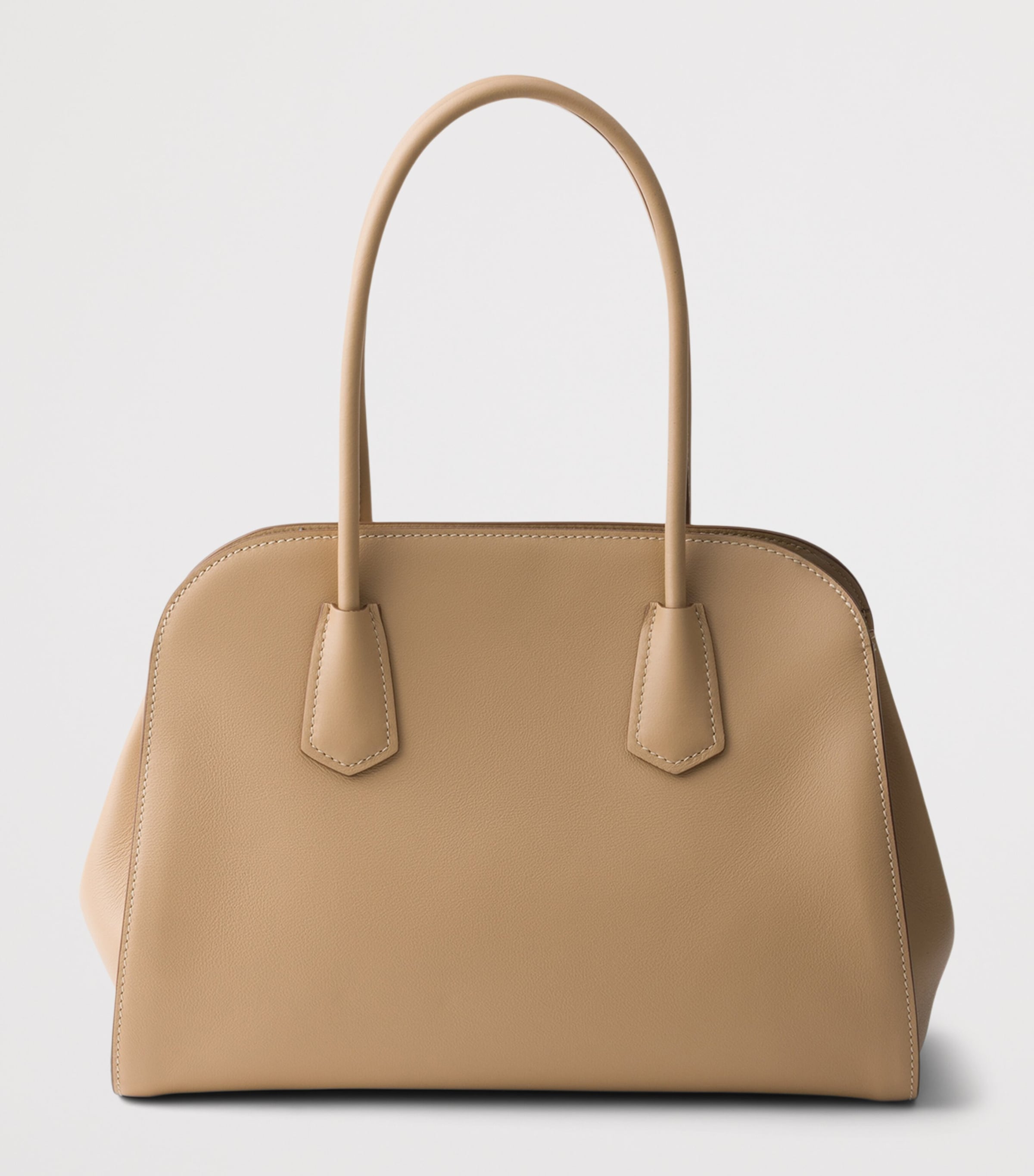 Prada Medium Leather Top-Handle Bag Image 3