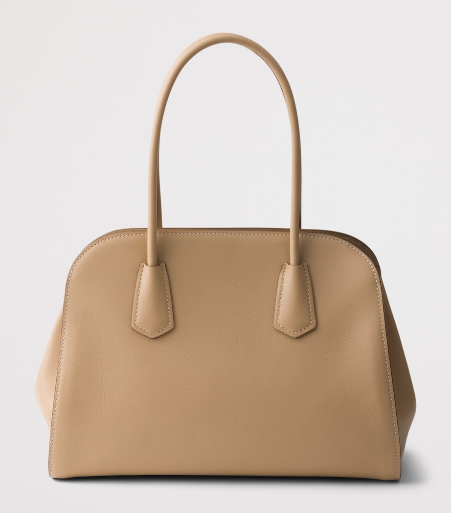 Prada Medium Leather Top-Handle Bag Image 3
