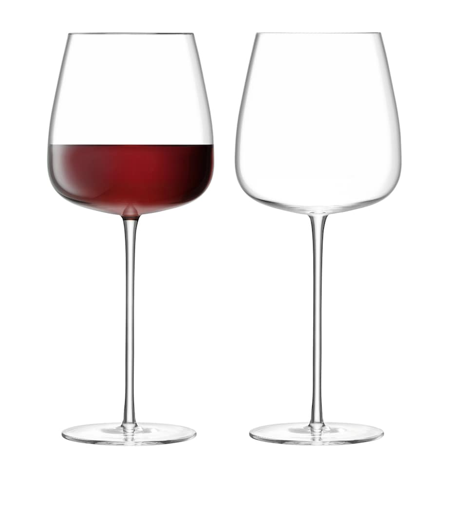 Set of 2 Wine Culture Red Wine Goblets (715ml) CLEAR Image 1