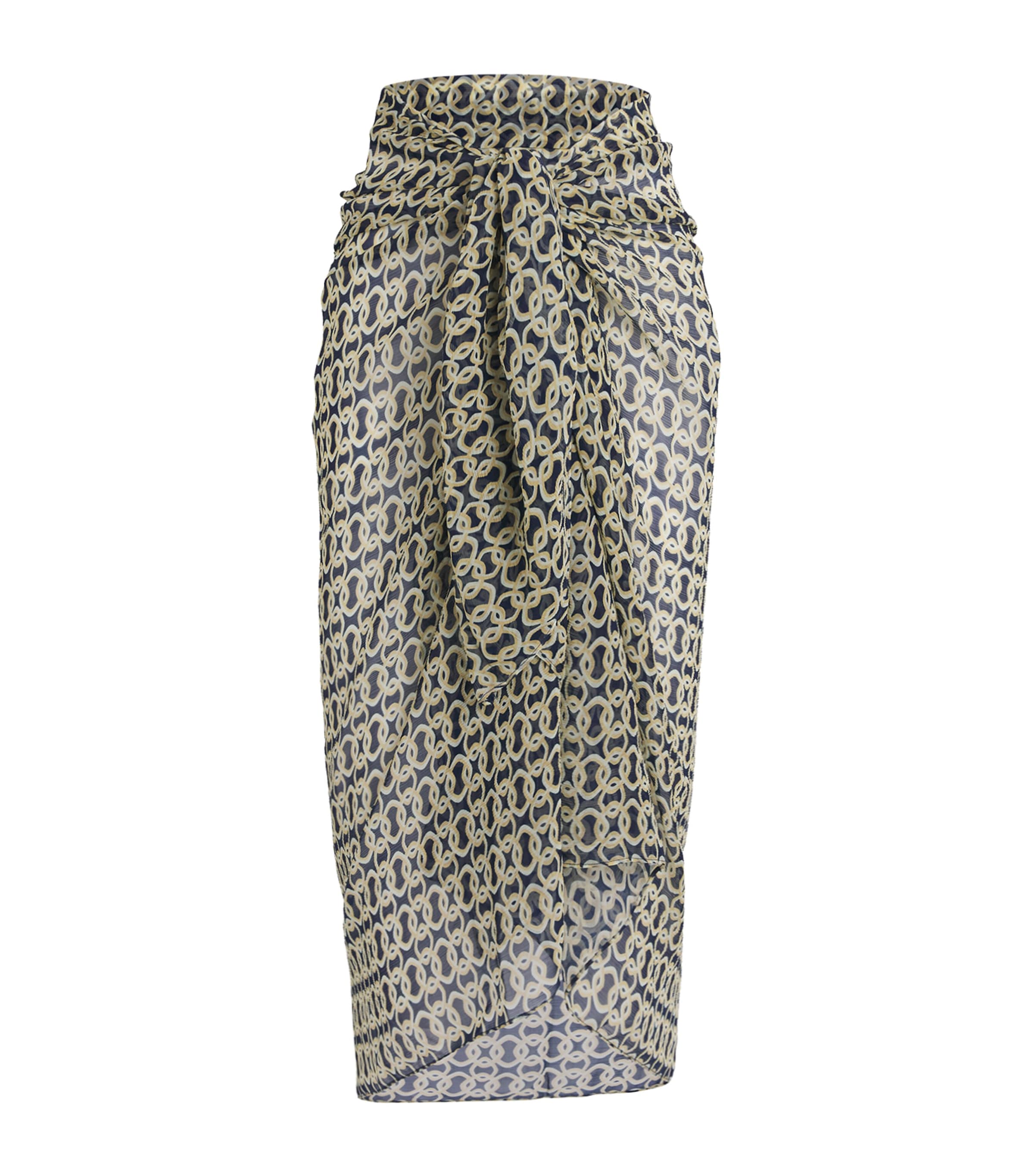 Away That Day Santorini Sarong In Green