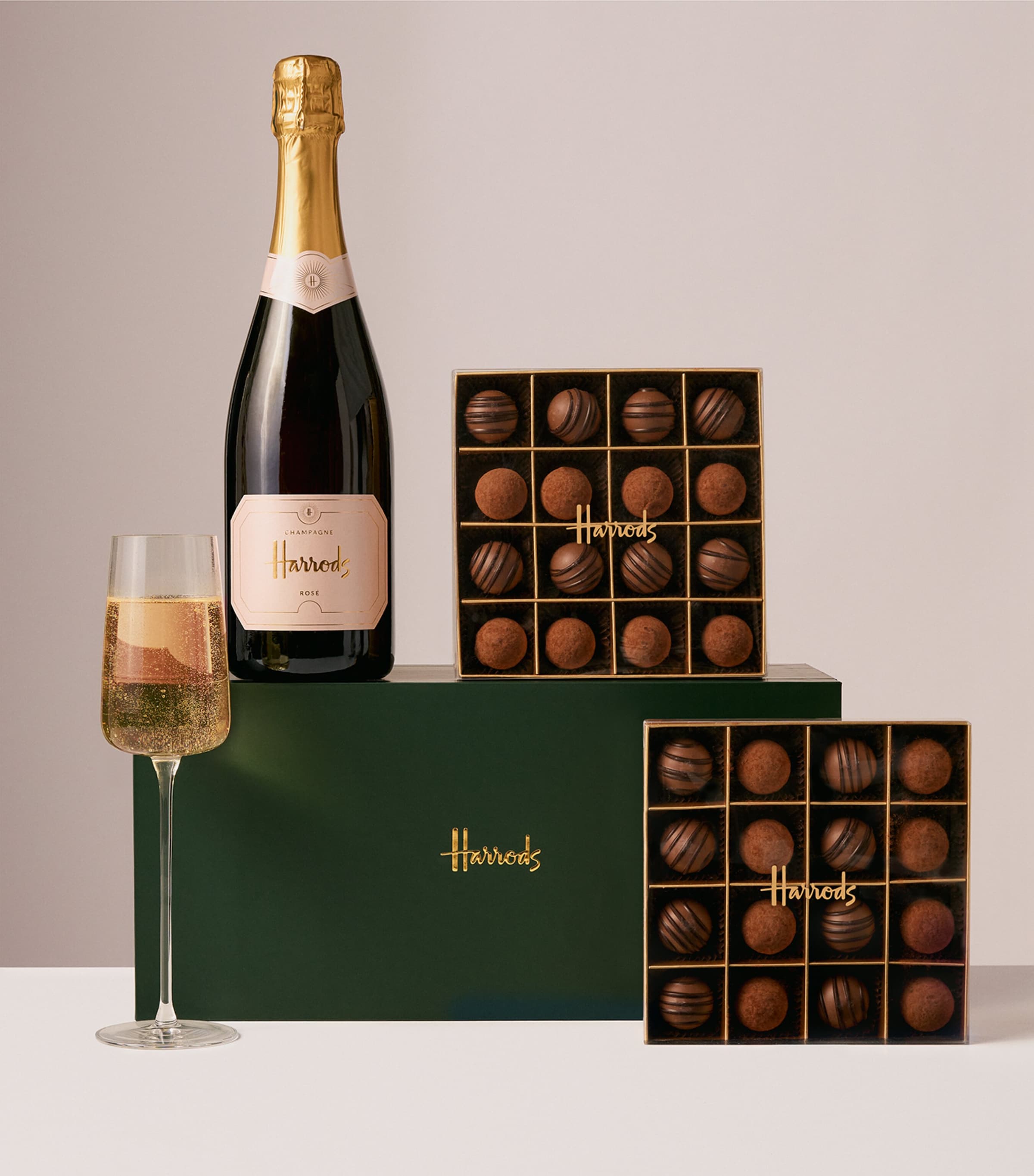 The Rosé Champagne and Truffles Gift Box NO COLOUR Image 1