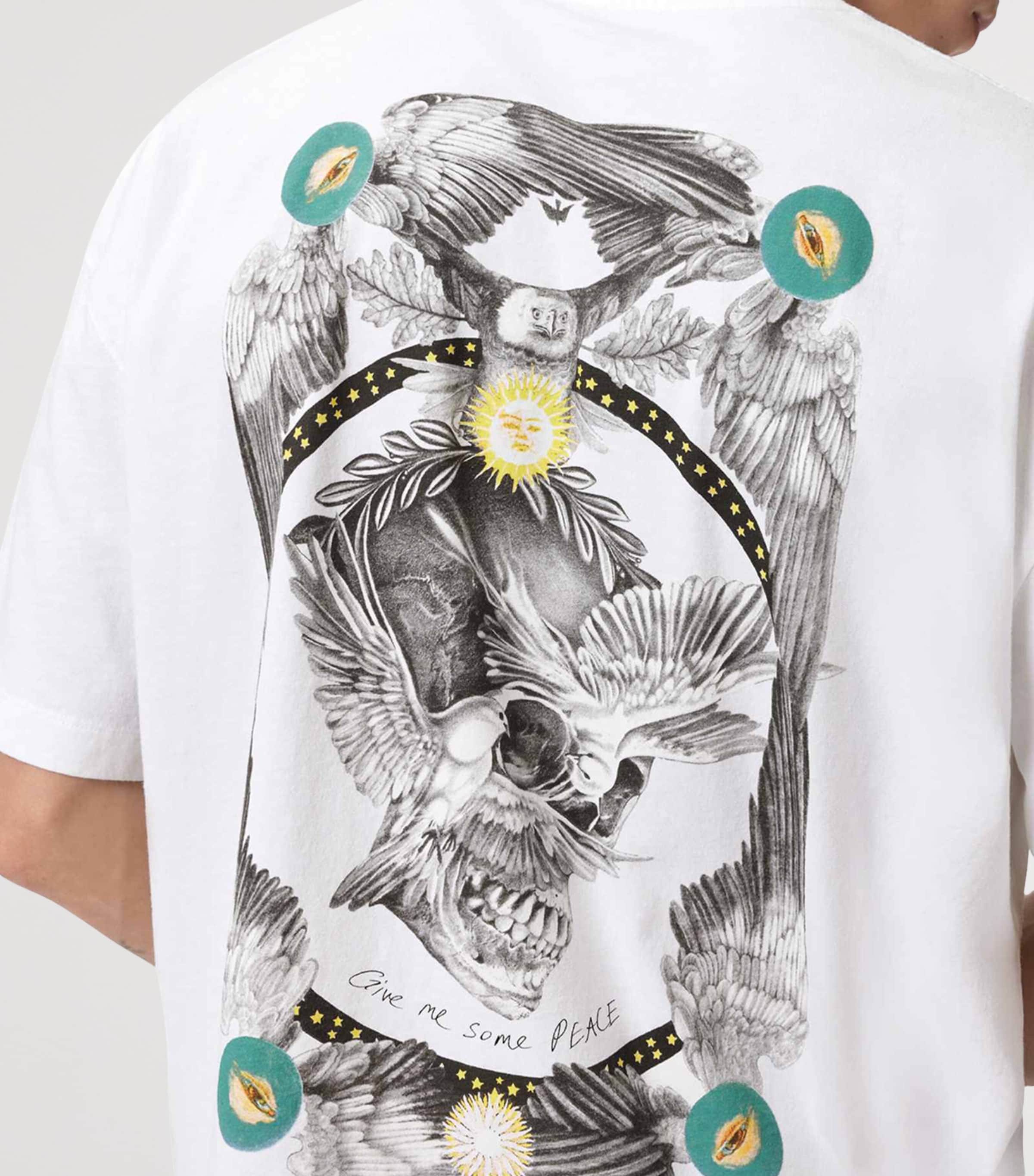 Cotton Mysteries Graphic T-Shirt OPTIC WHITE Image 9