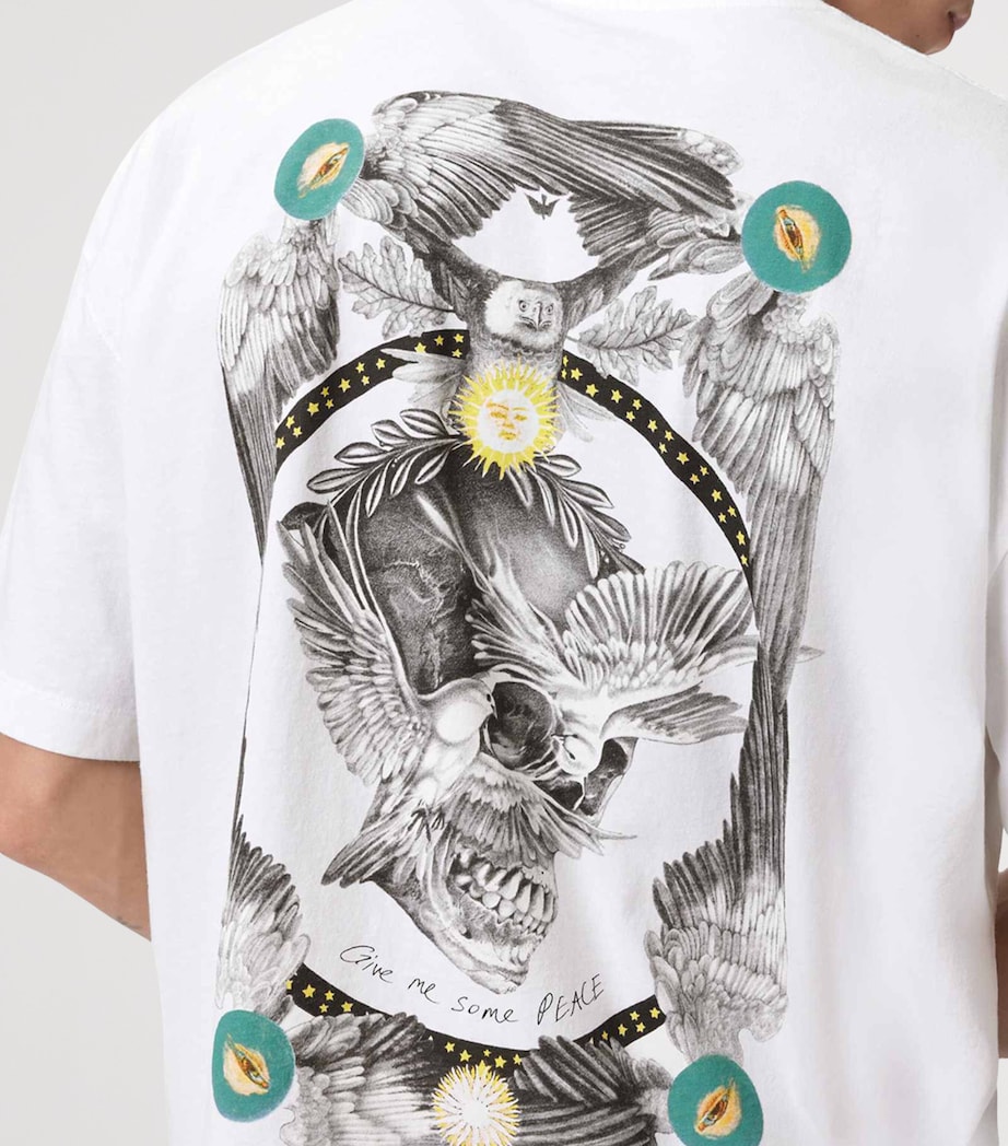 Cotton Mysteries Graphic T-Shirt OPTIC WHITE Image 9