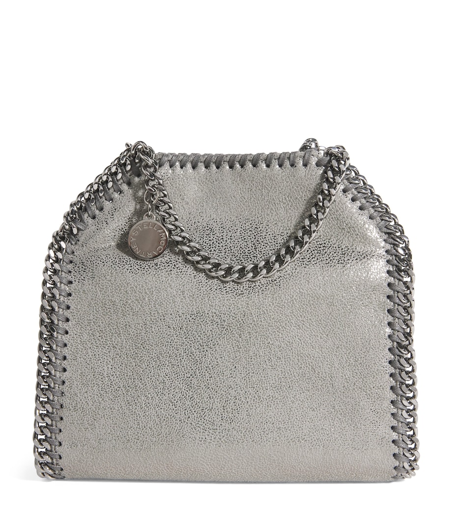 Tiny Metallic Falabella Tote Bag 1113 STEEL GREY Image 1