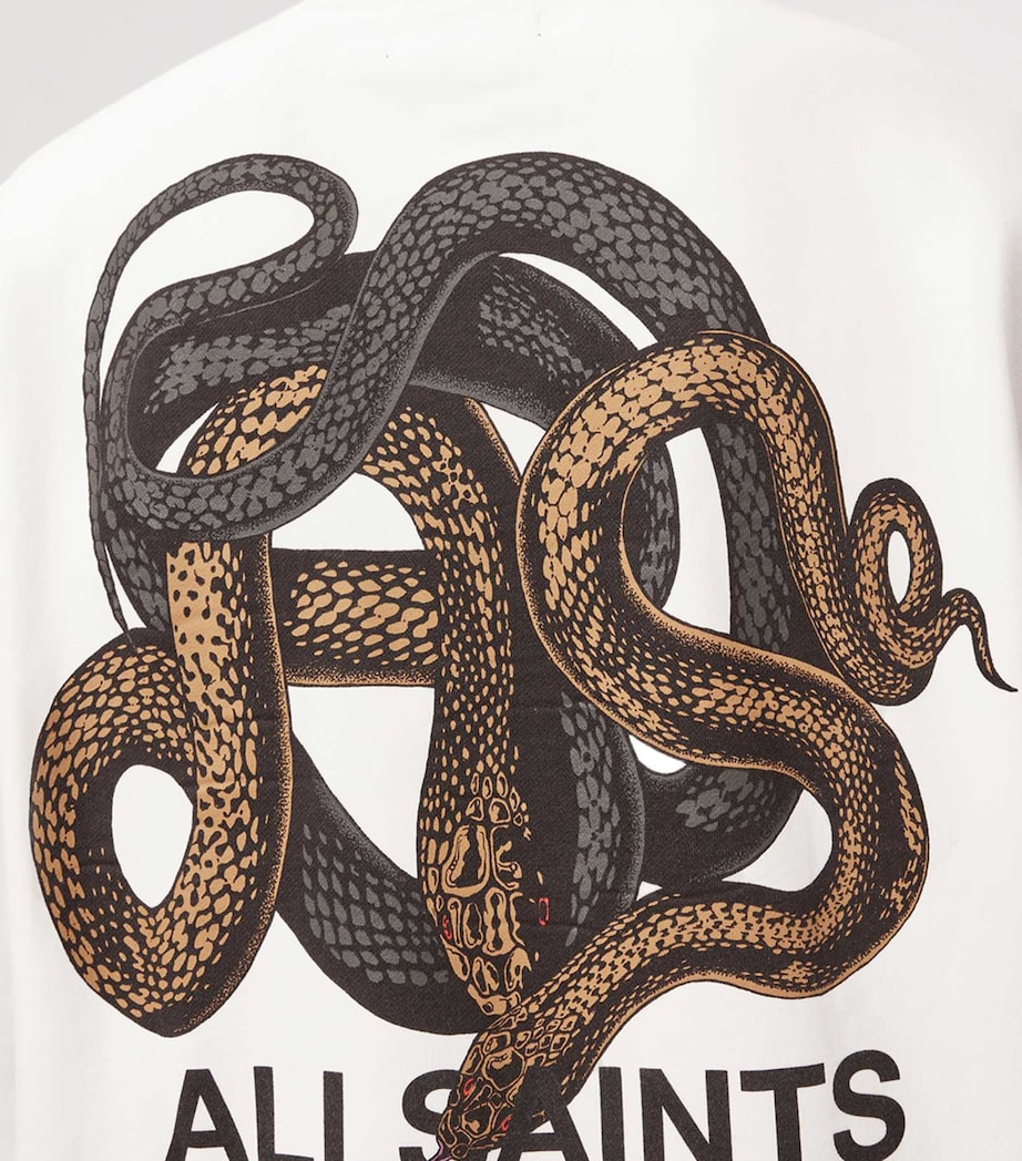 Organic Cotton Reticulate Sweatshirt CHALK WHITE Image 7